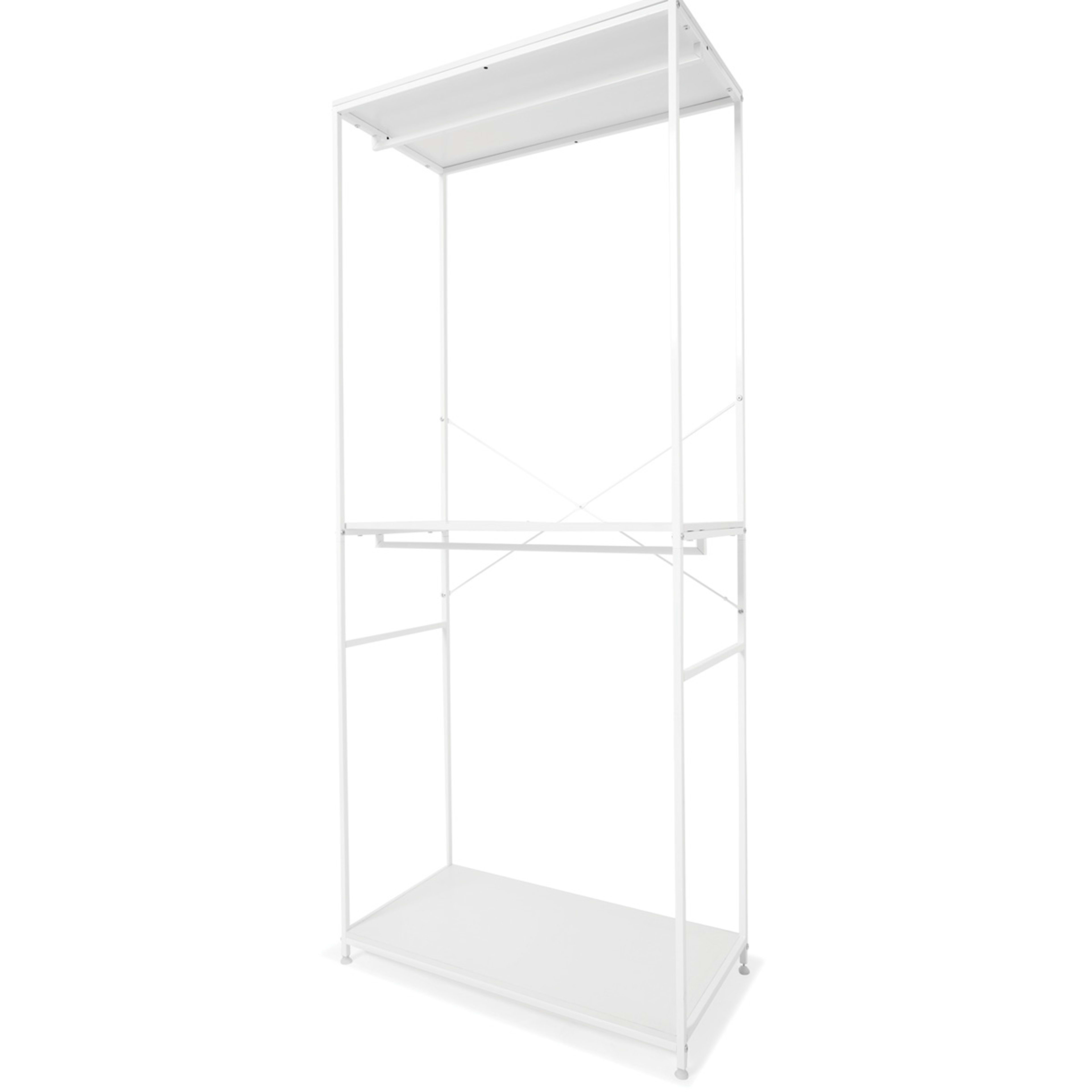 4 Garment Rack with 2 Rails, 4 of 5