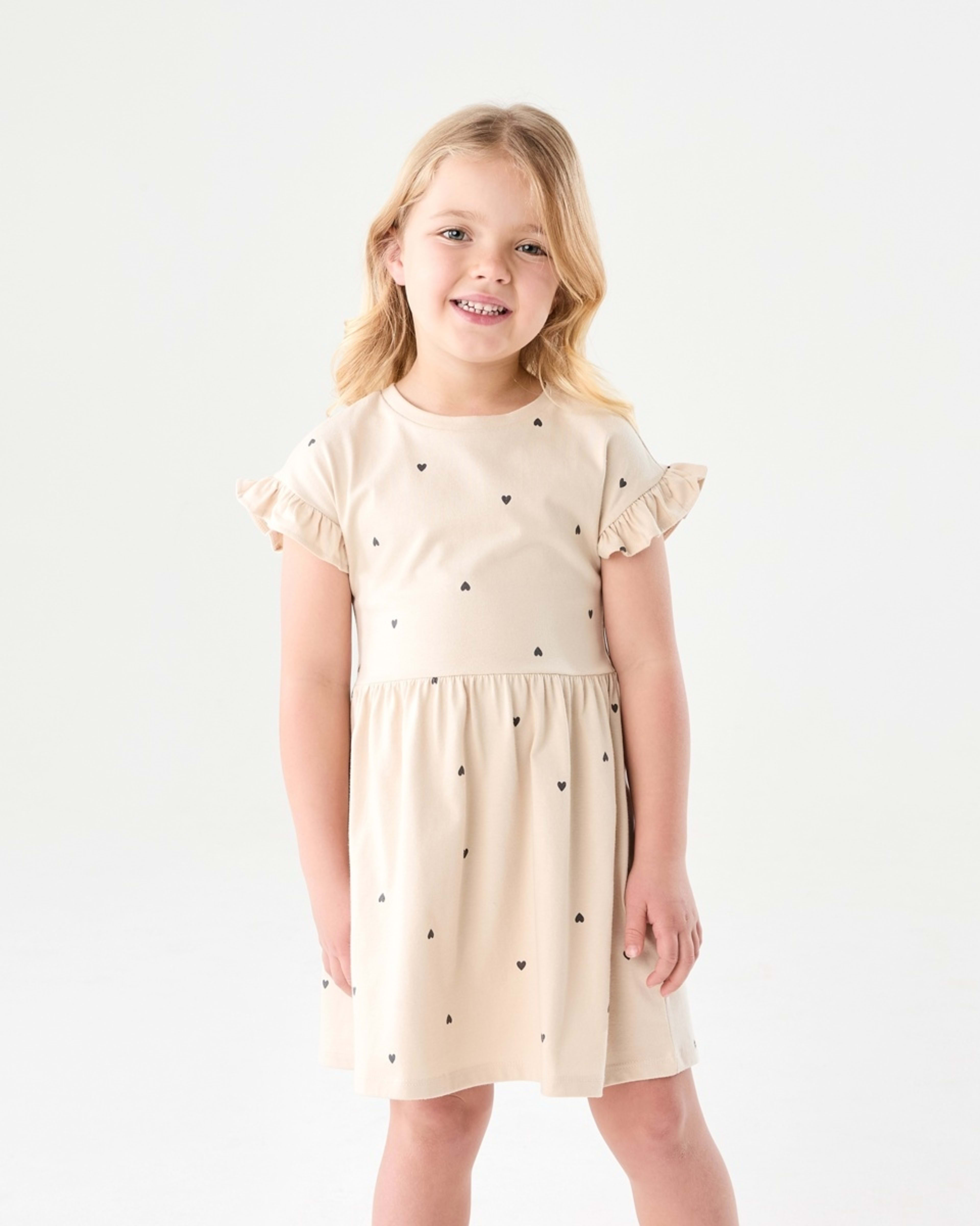 1 Jersey Dress Bge Hearts, 1 of 7
