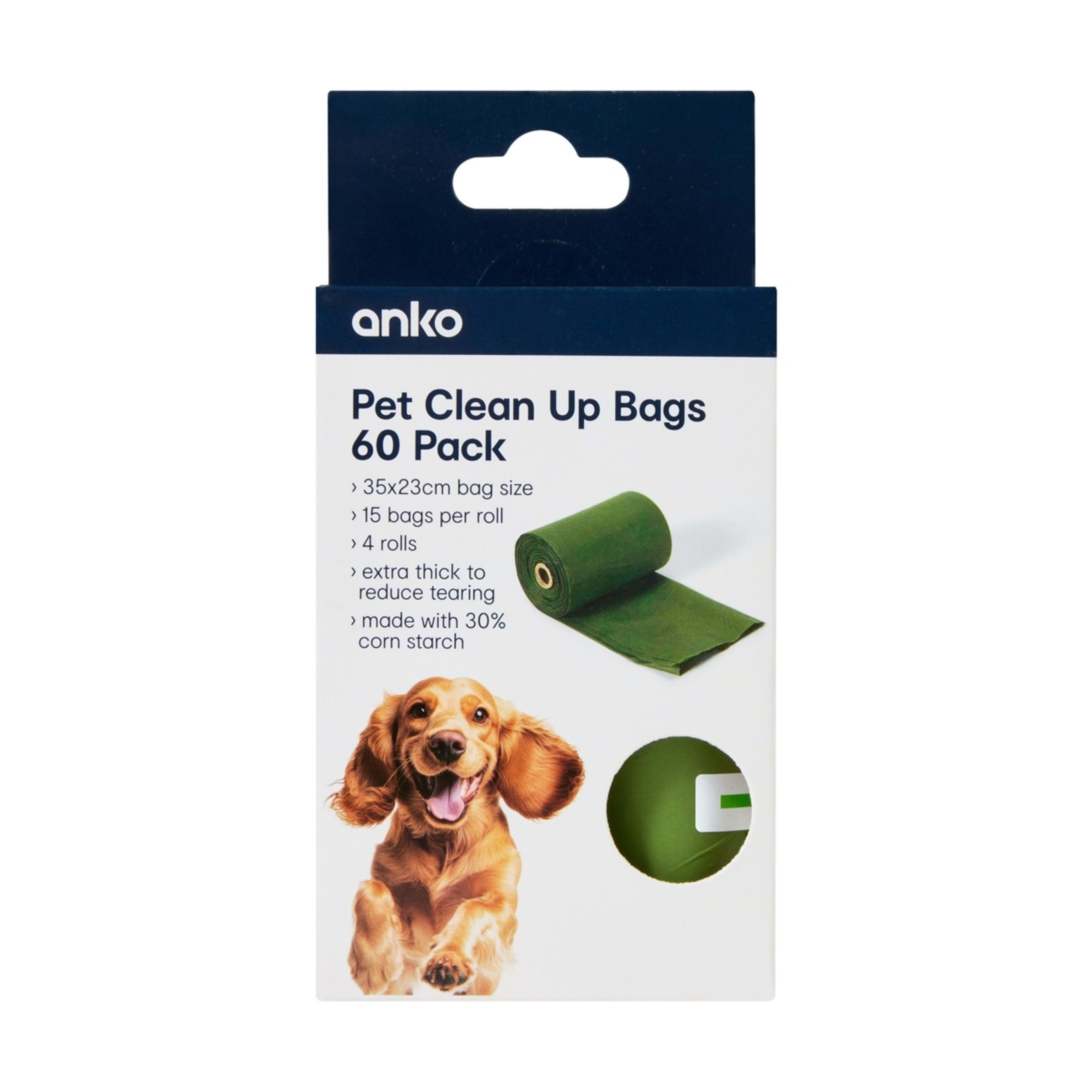 1 Pet Clean Up Bags 60 Pack