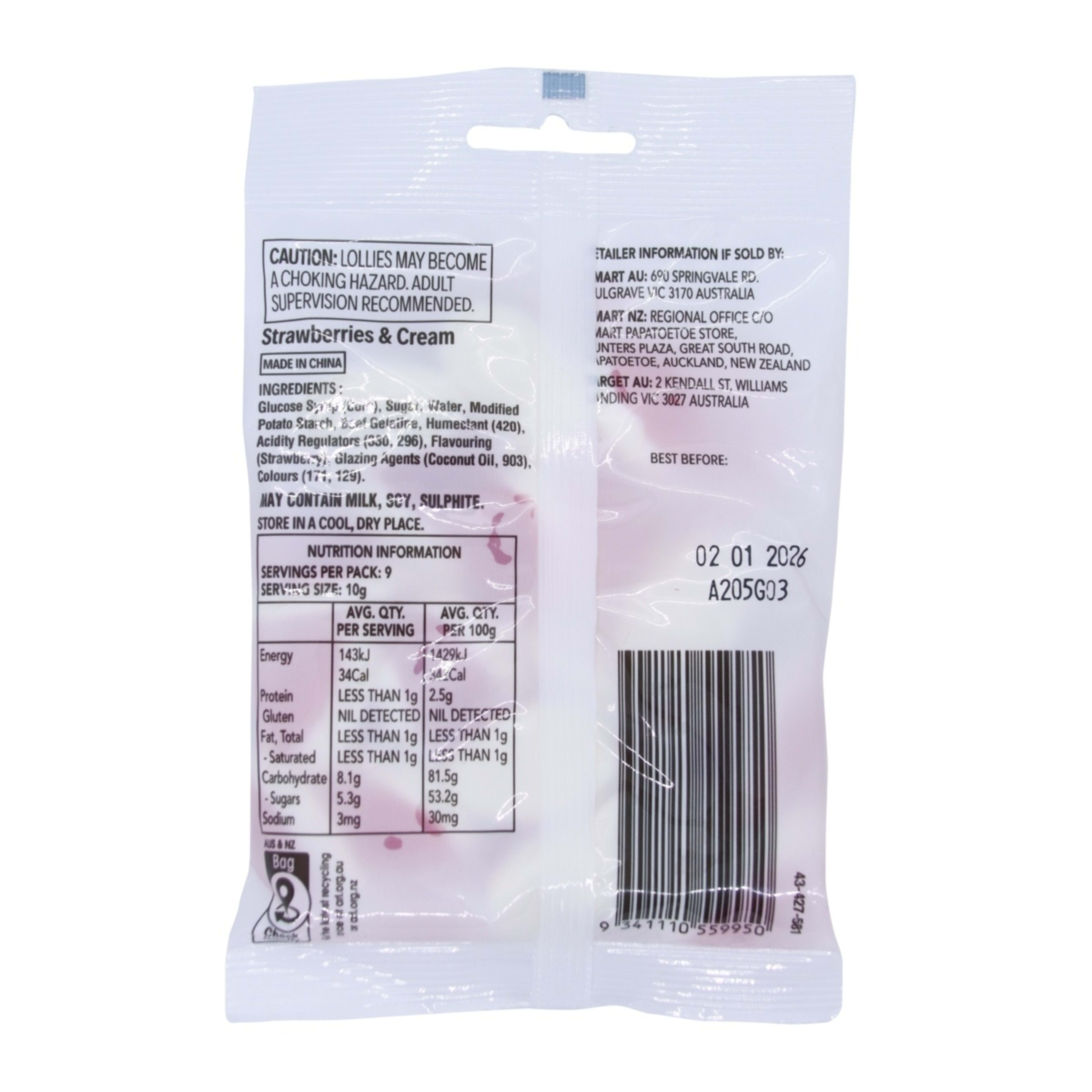 2 Strawberries & Cream Confectionery 90g, 2 of 2