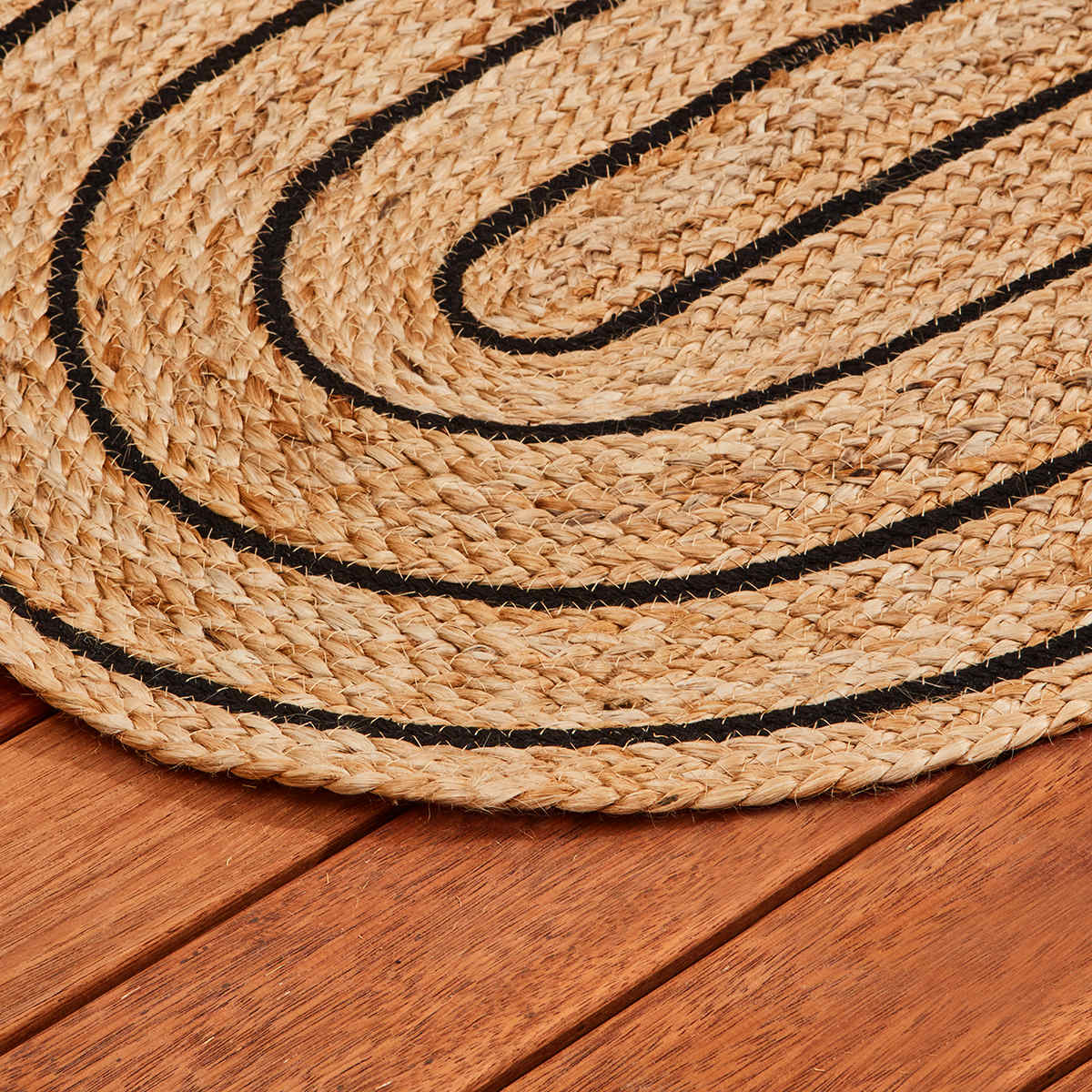 Oval Jute Blend Mat Kmart