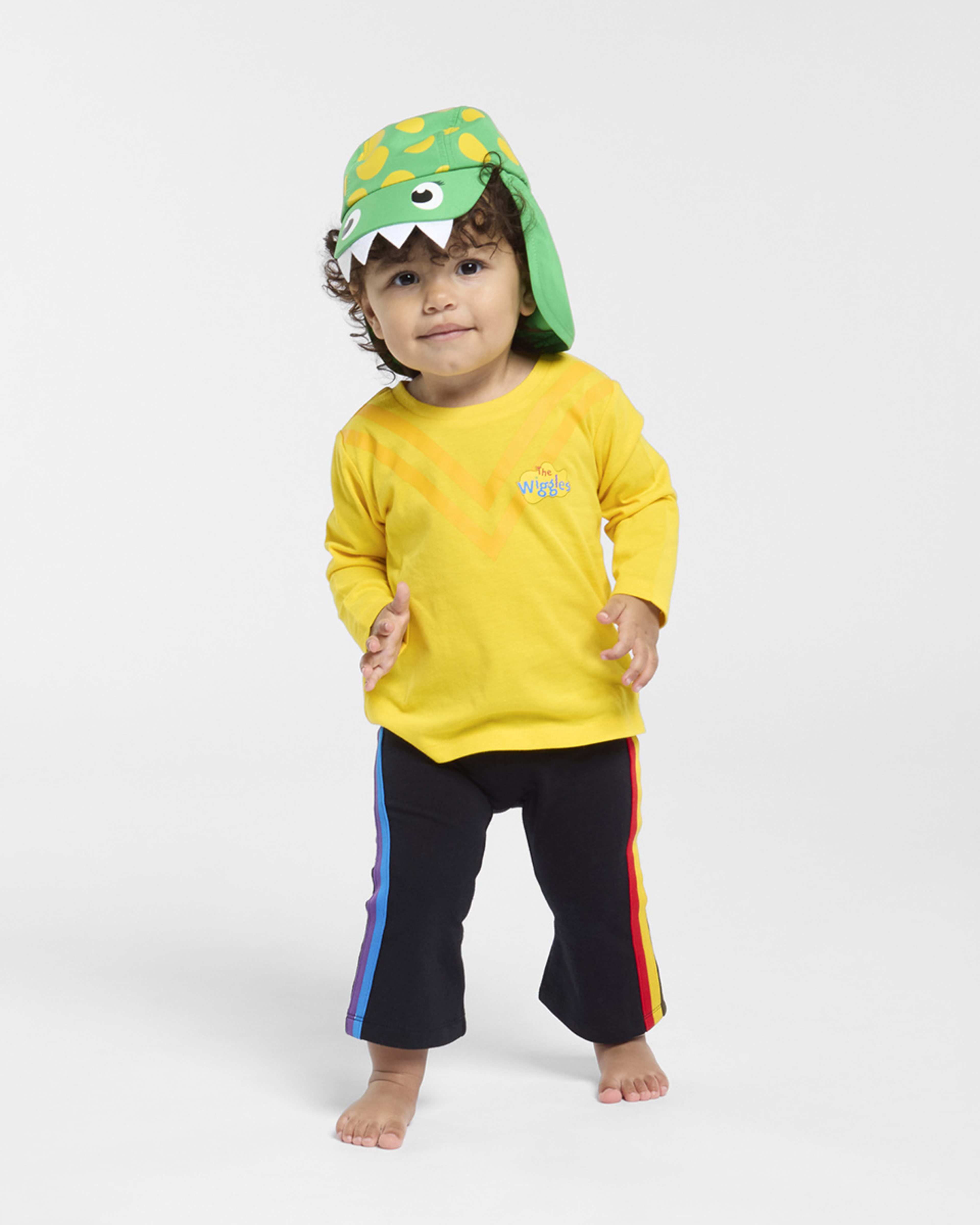 5 Wiggles License Dress Up Skivvy Top Yellow Wig, 5 of 5