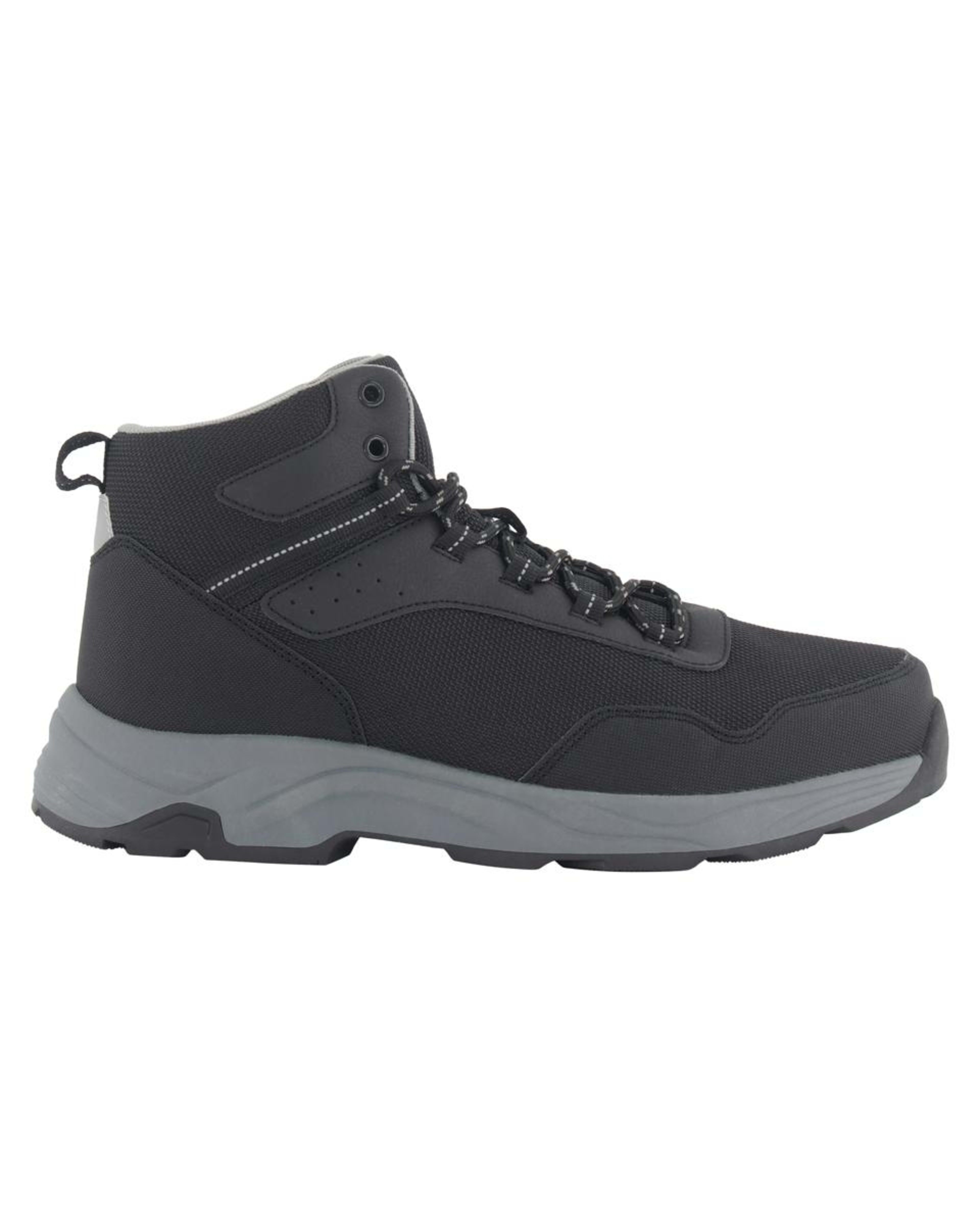1 Active Mens Trend 2 Hiking Boots BLACK, 1 of 5