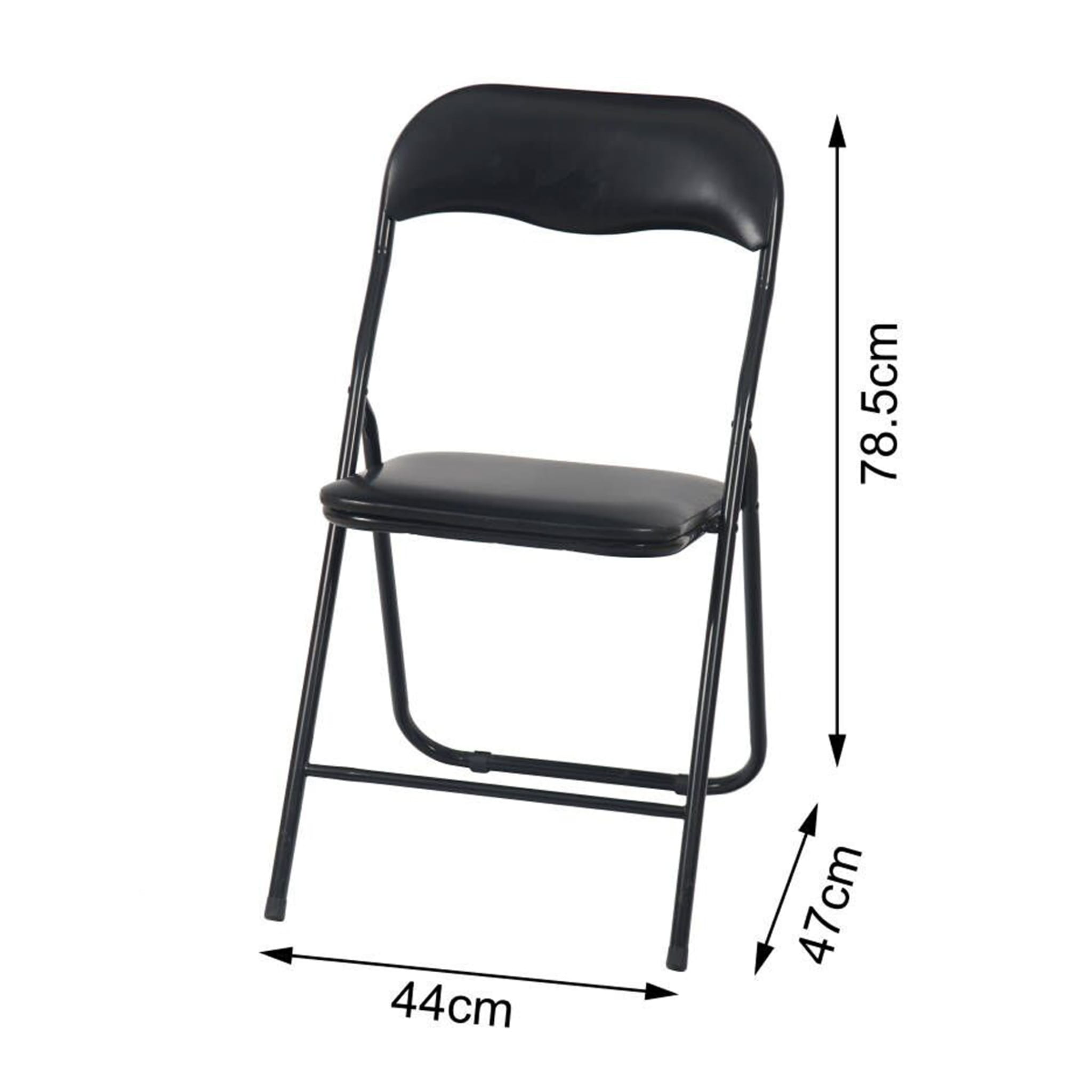 Foldaway Chair Black Kmart