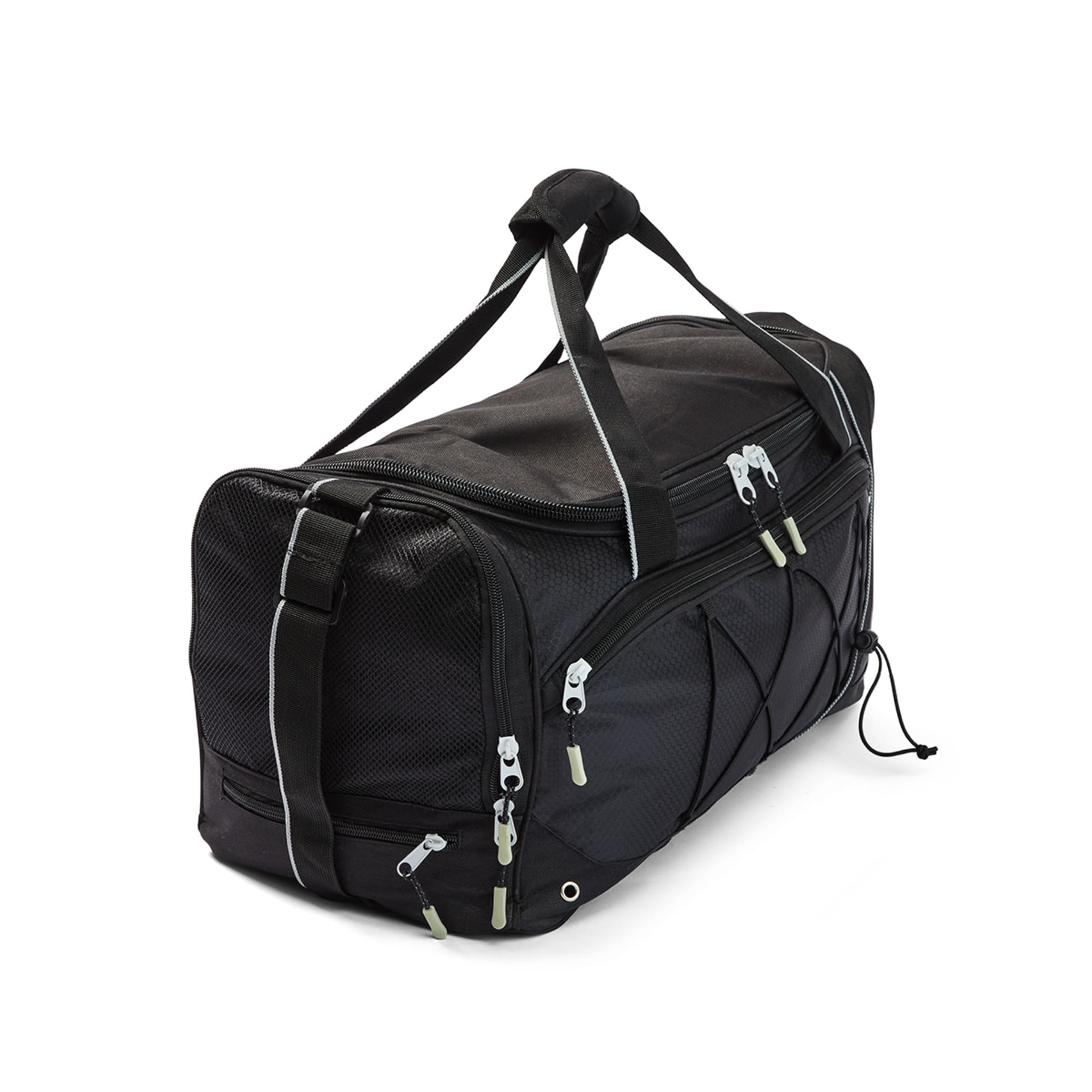 40L Duffle Bag with Bungee Cord Black Kmart NZ