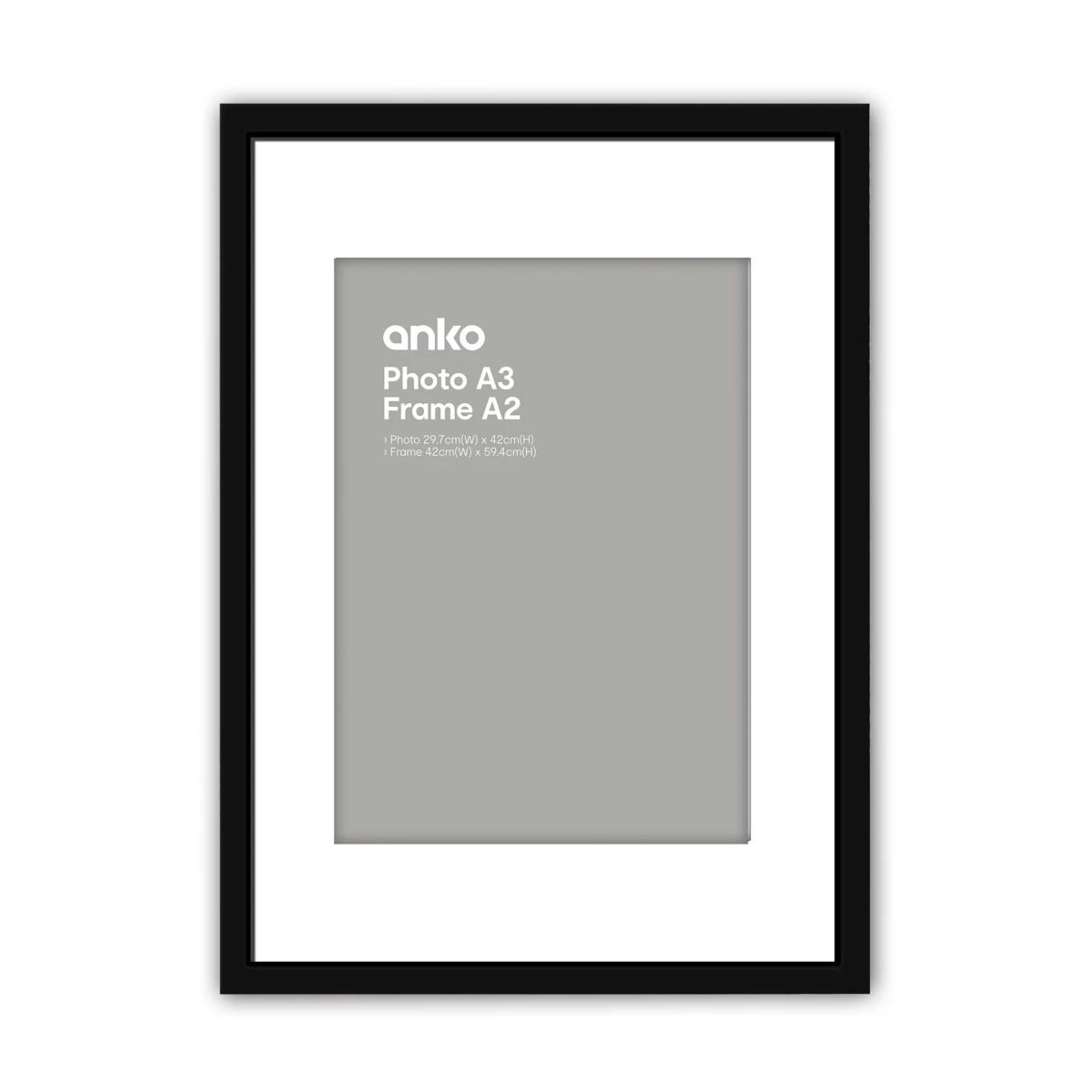 1 A2 Box Mat A3 Frame Black, 1 of 2