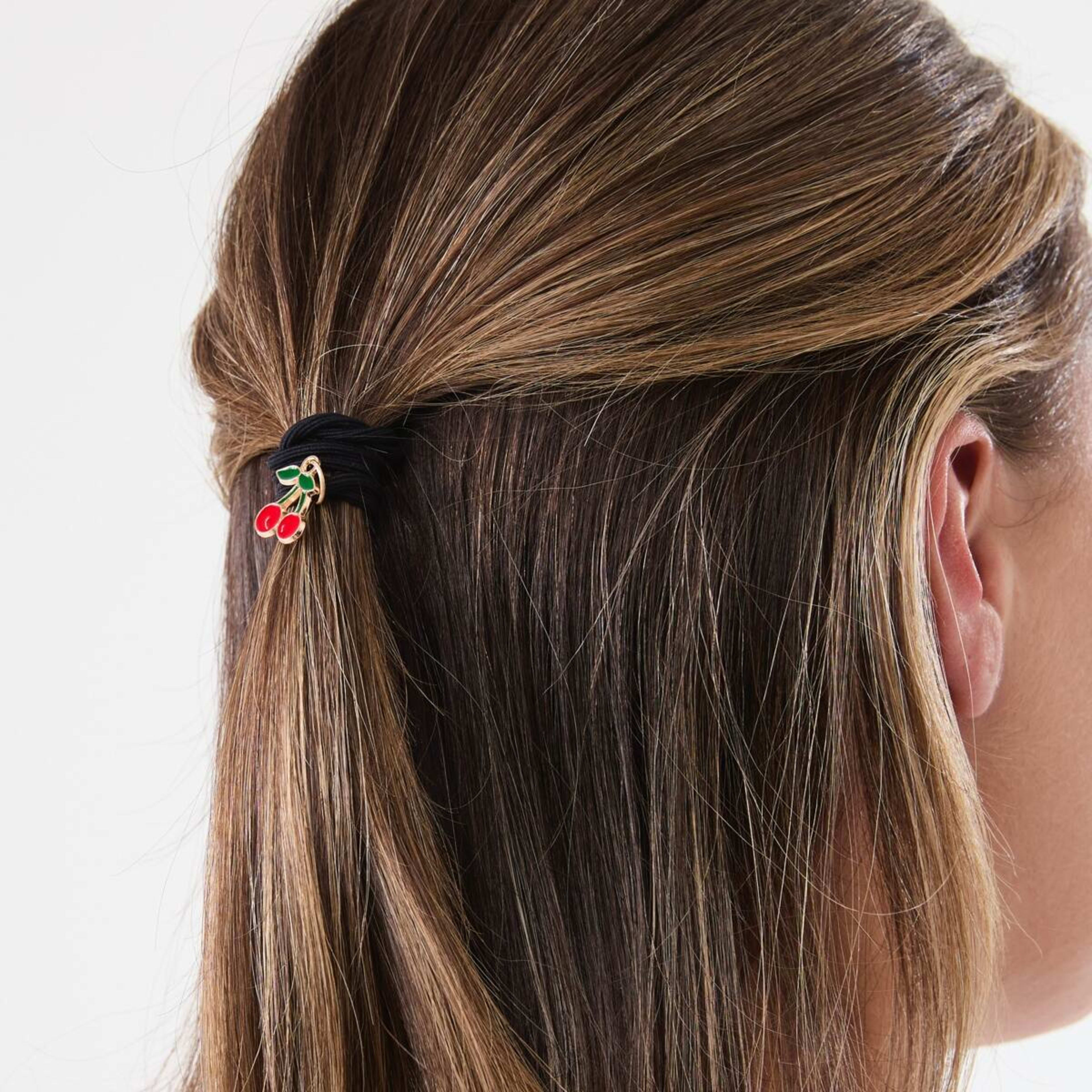 4 5 Pack Fruit Charm Hair Ties, 4 of 5