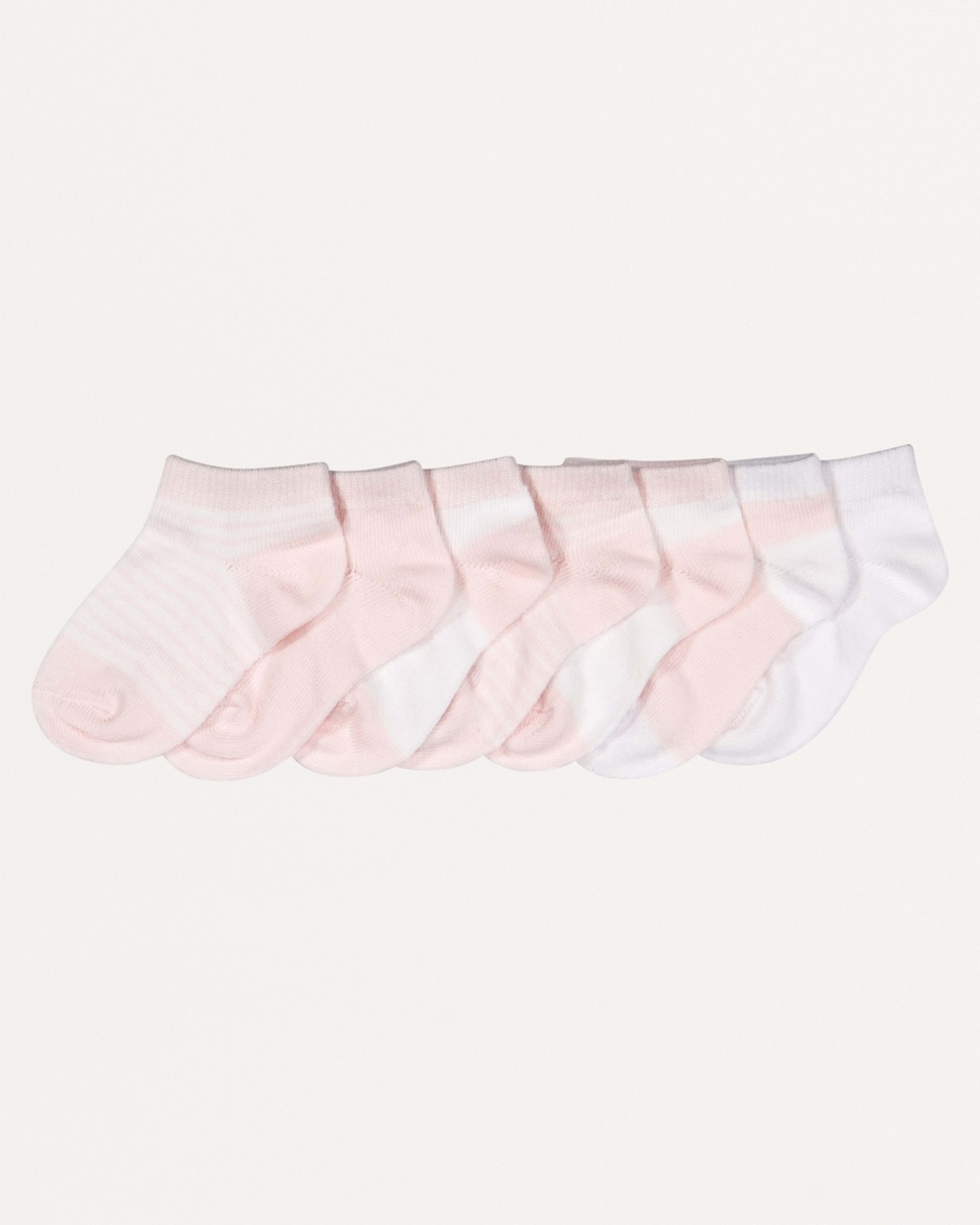 1 7 Pack Low Cut Socks Pnk Mix, 1 of 3