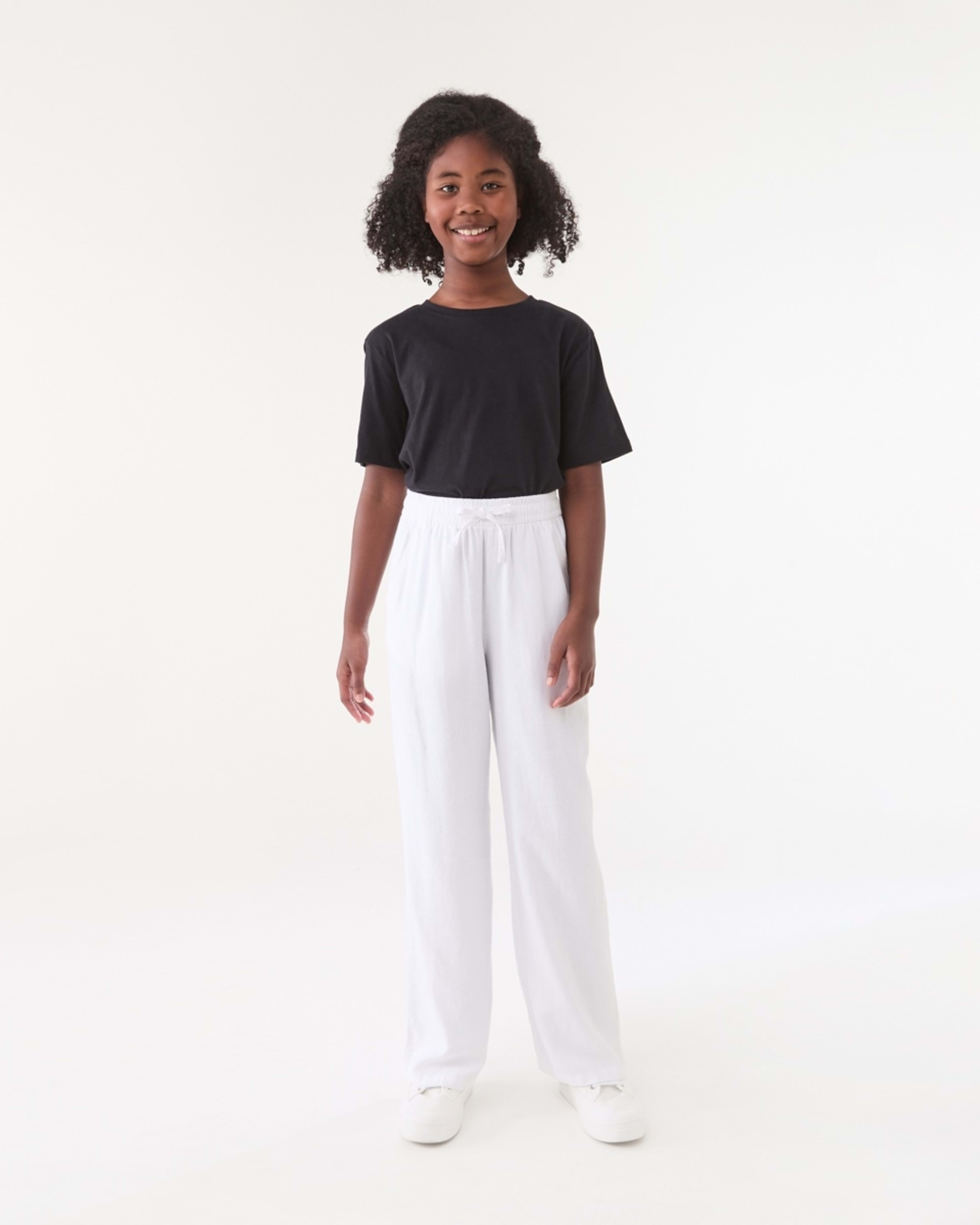 5 Wide Leg Pants WHITE, 5 of 5