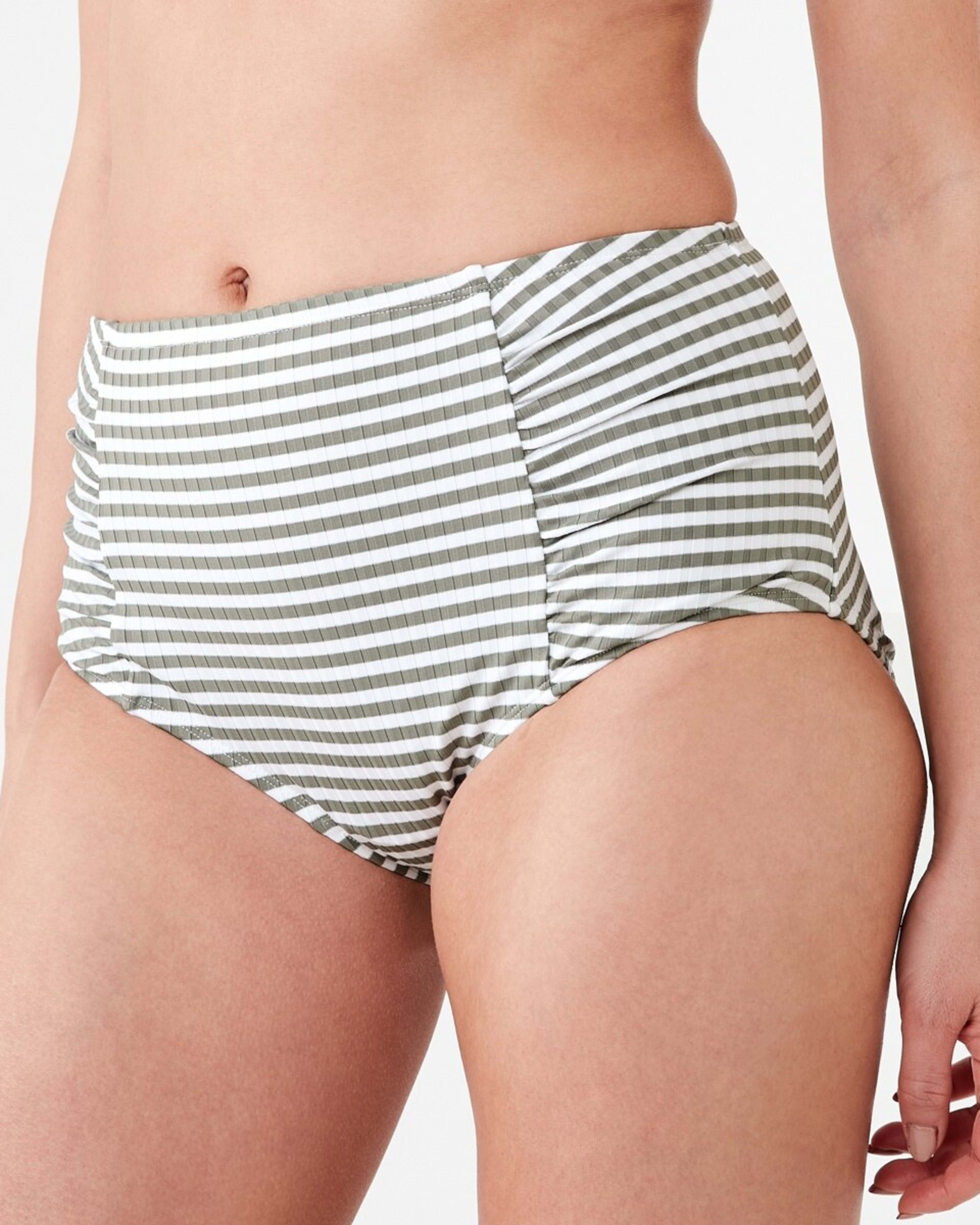 2 Shape Wear Boyleg Briefs BURNT OLIVE STRIPE, 2 of 5