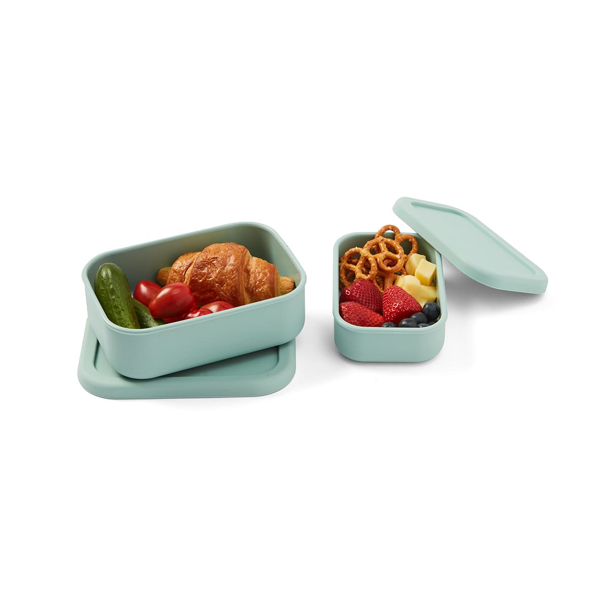 2 Pack Sage Silicone Snack Box Kmart