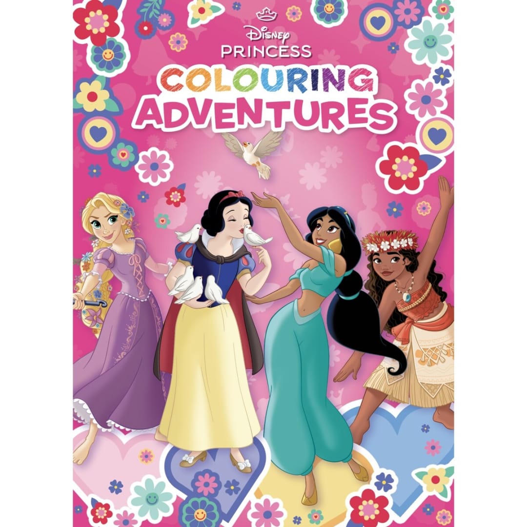Disney Princess Colouring Adventures - Book - Kmart
