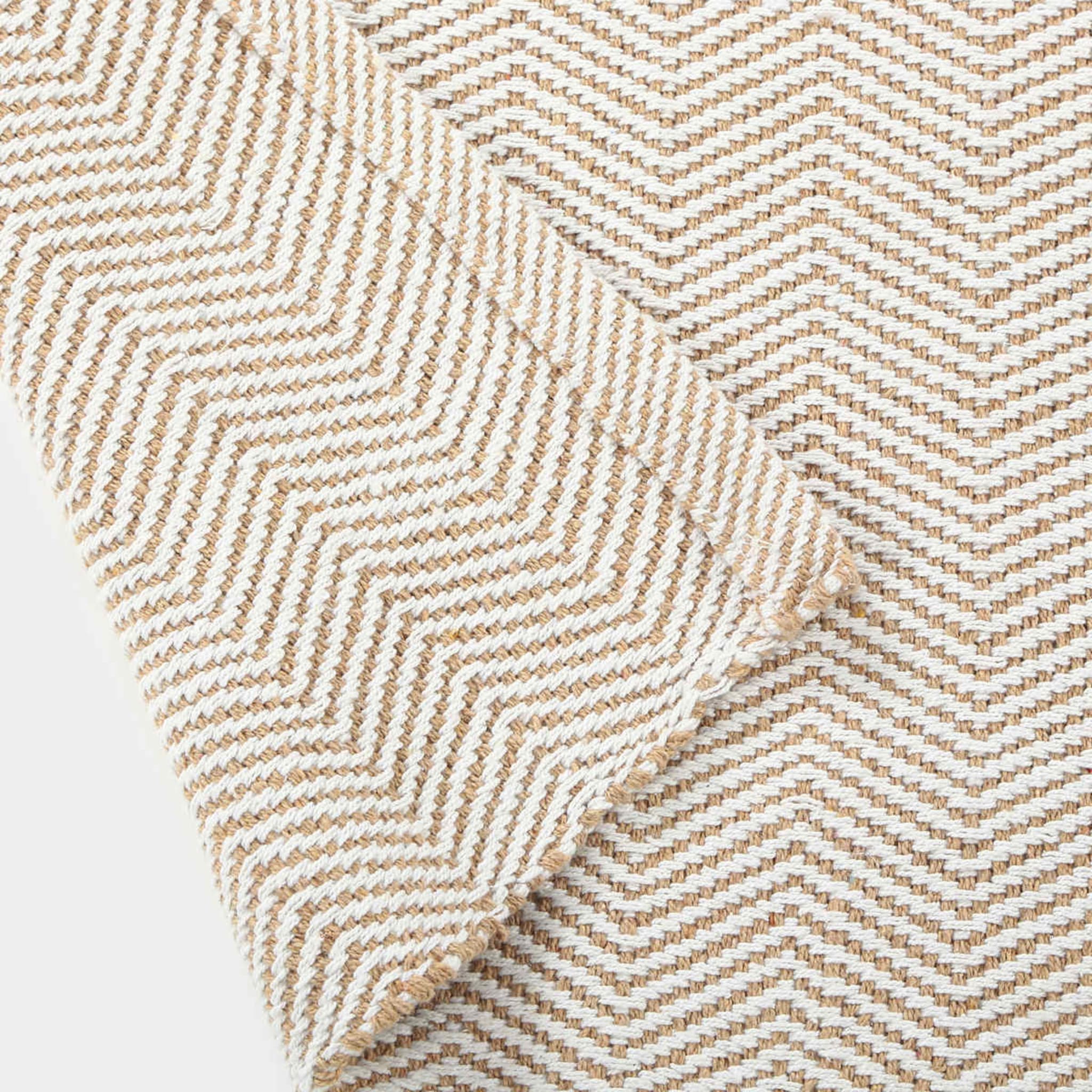 Herringbone Runner Natural 180cm x 67cm Kmart