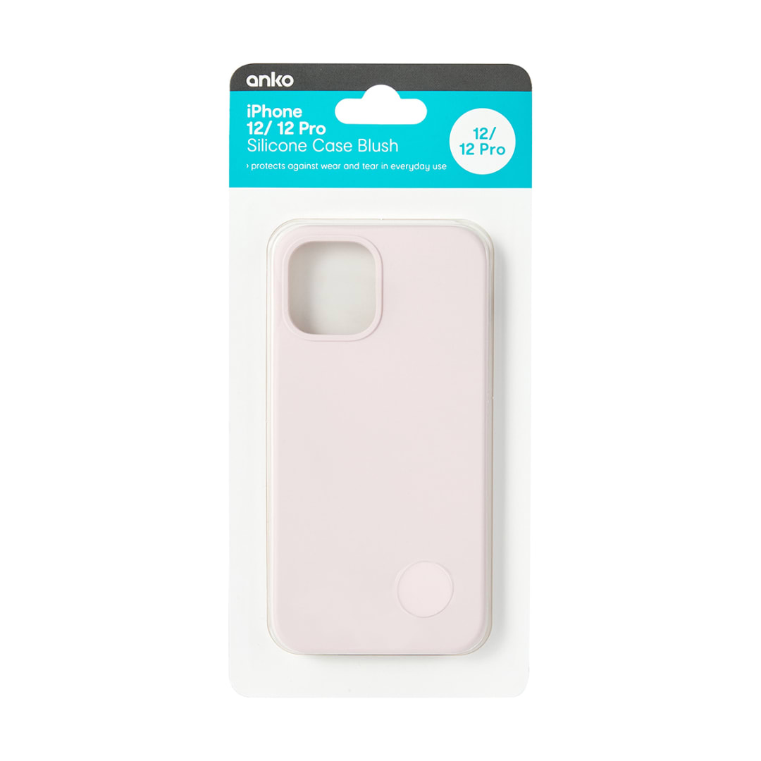 iPhone 12 Pro Silicone Case Blush Kmart