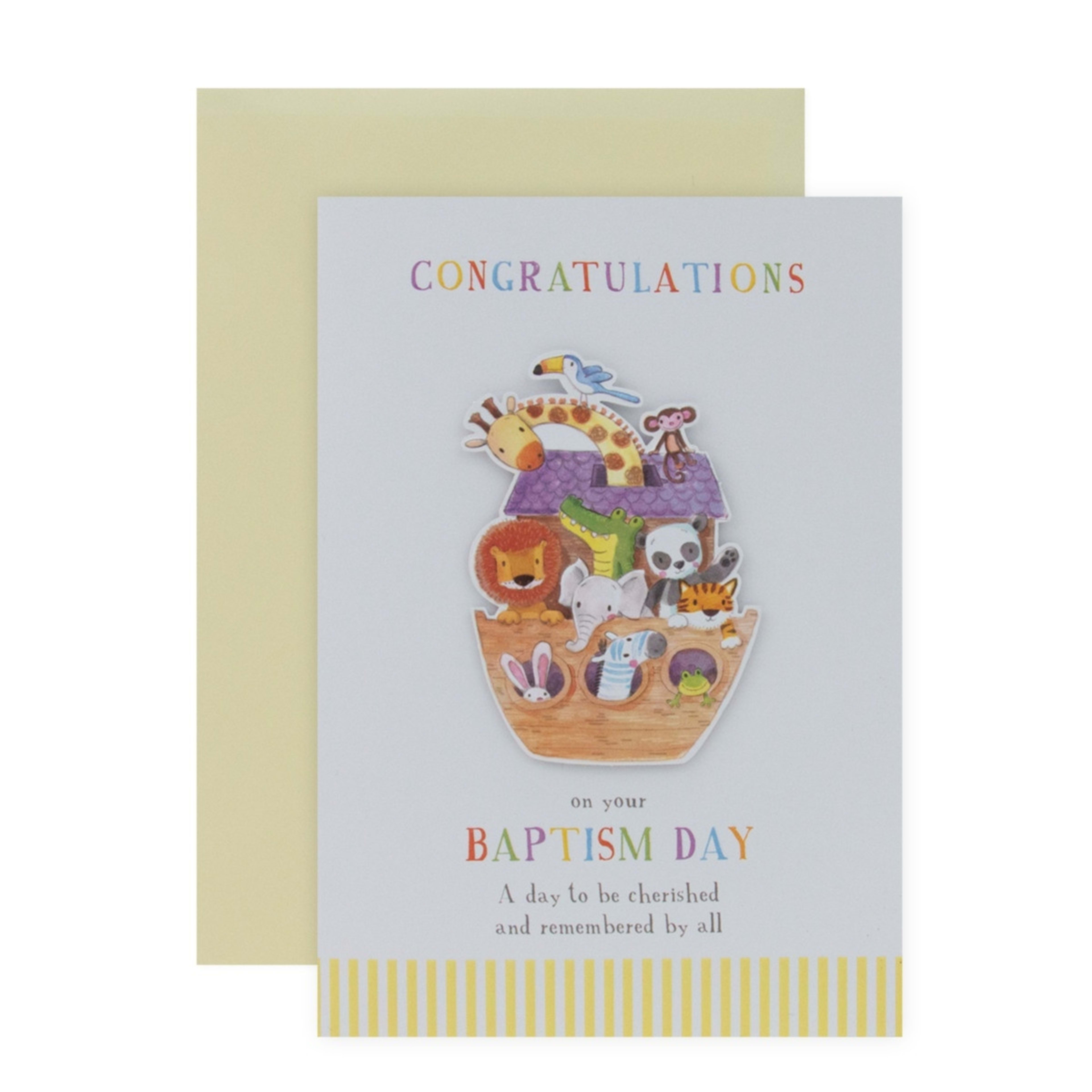 1 Connections from Hallmark Baptism Card - Animal Ark
