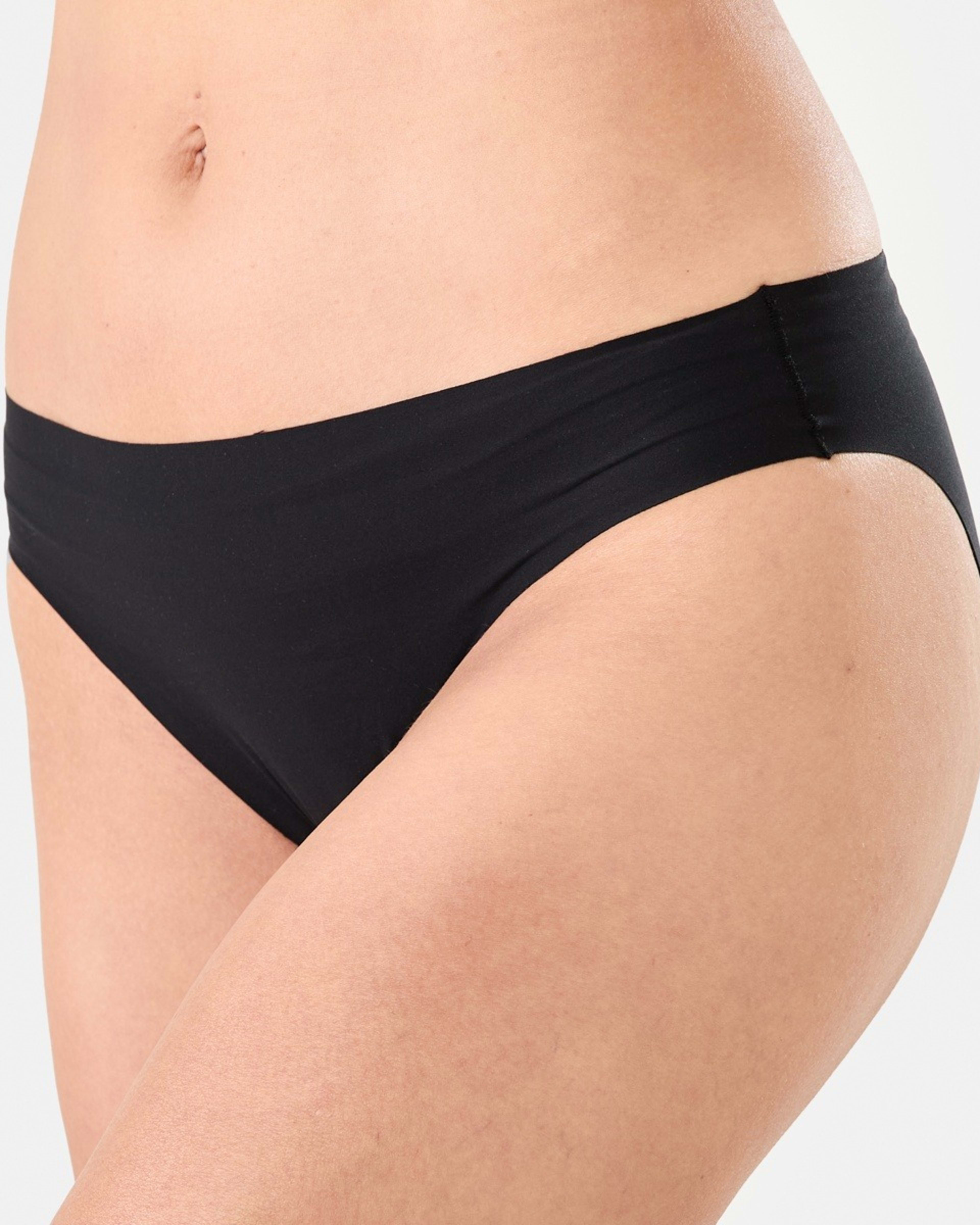 2 3 Pack No Show Bikini Briefs BLACK, 2 of 6