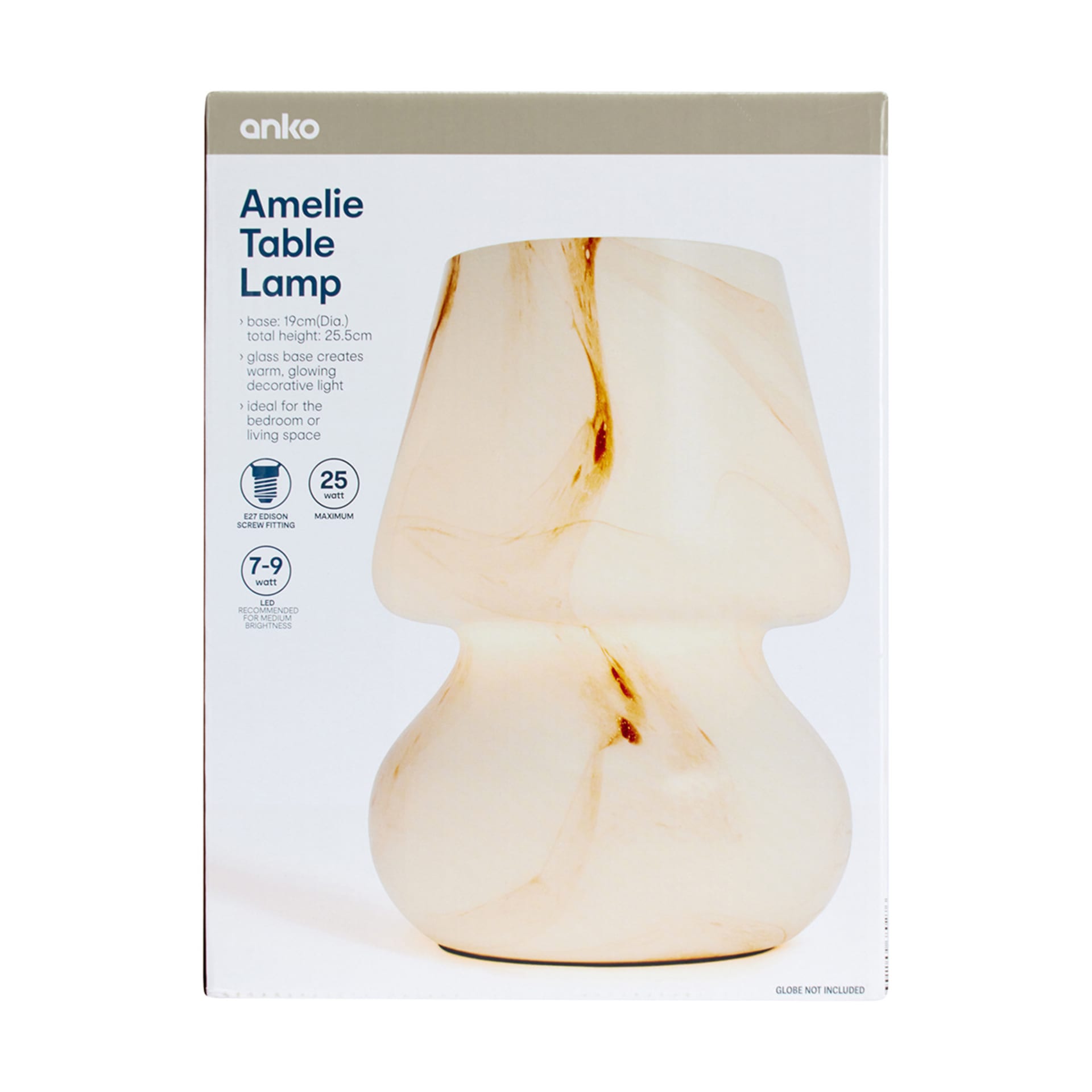 Amelie Table Lamp Swirl Kmart