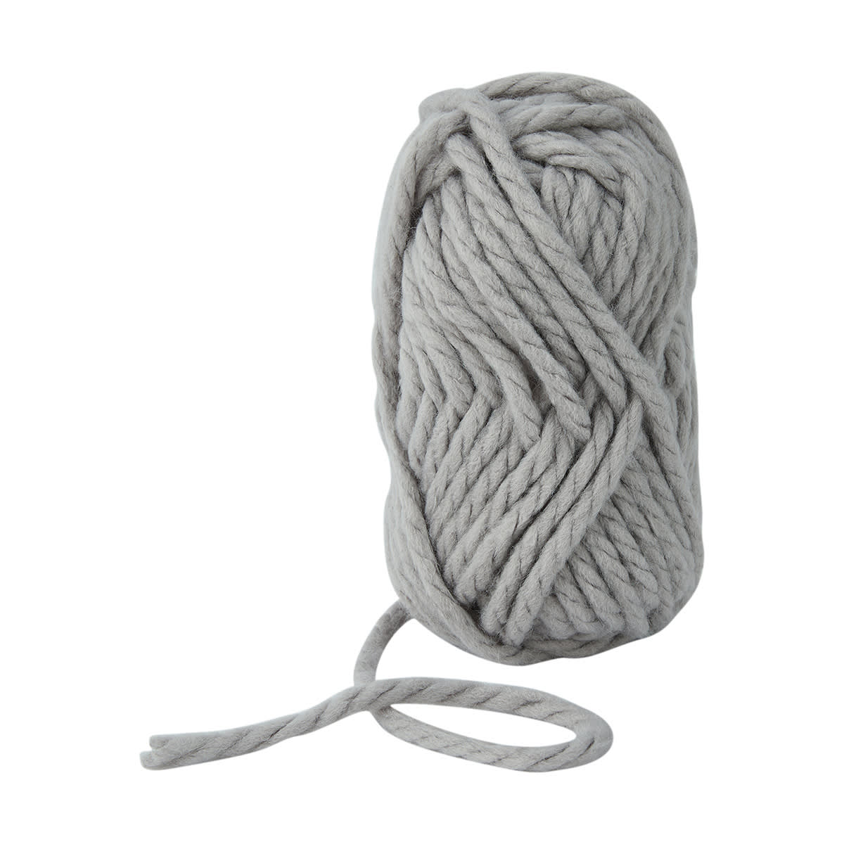 Super Chunky Acrylic Yarn Grey Kmart