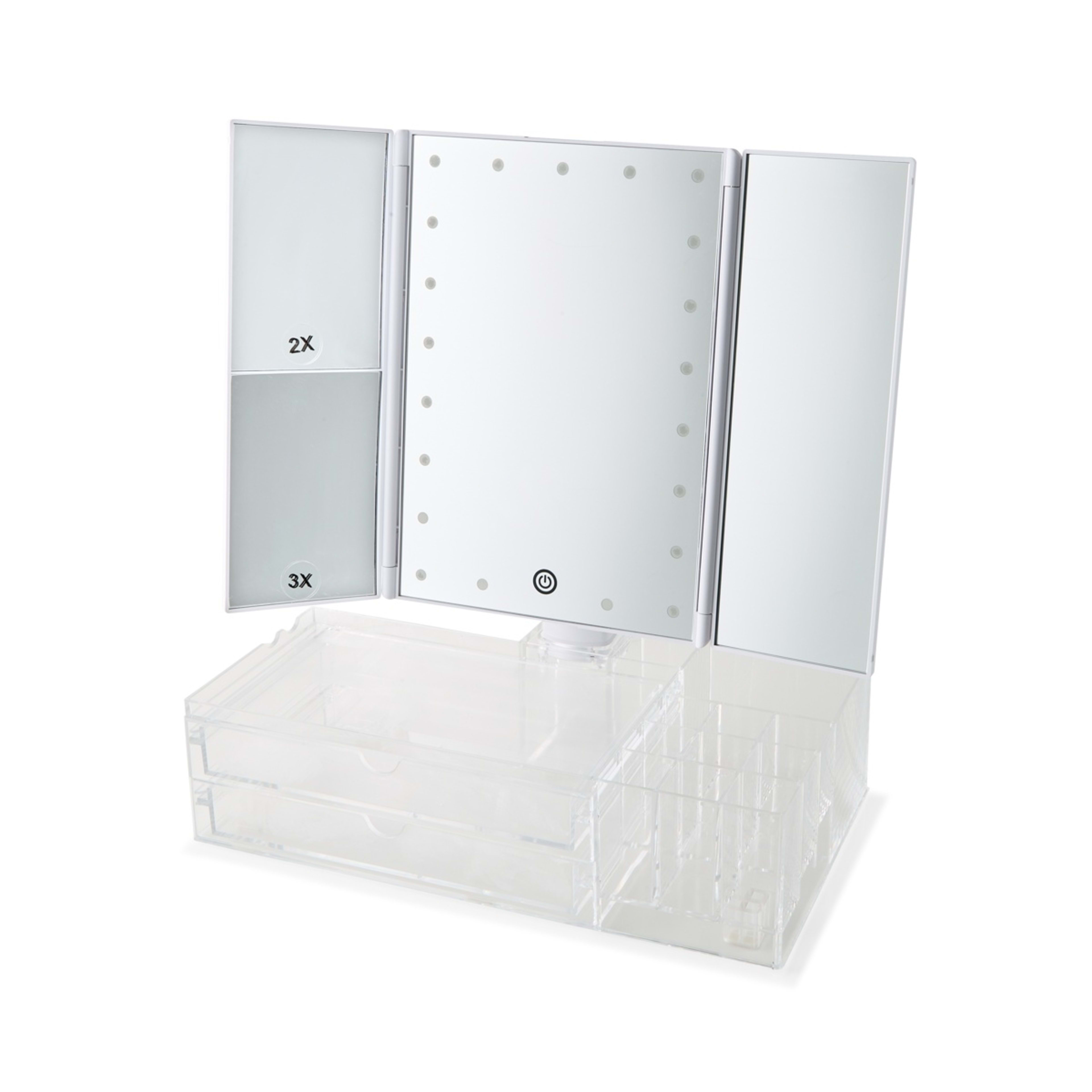 5 Tri-Fold LED Mirror, 5 of 10
