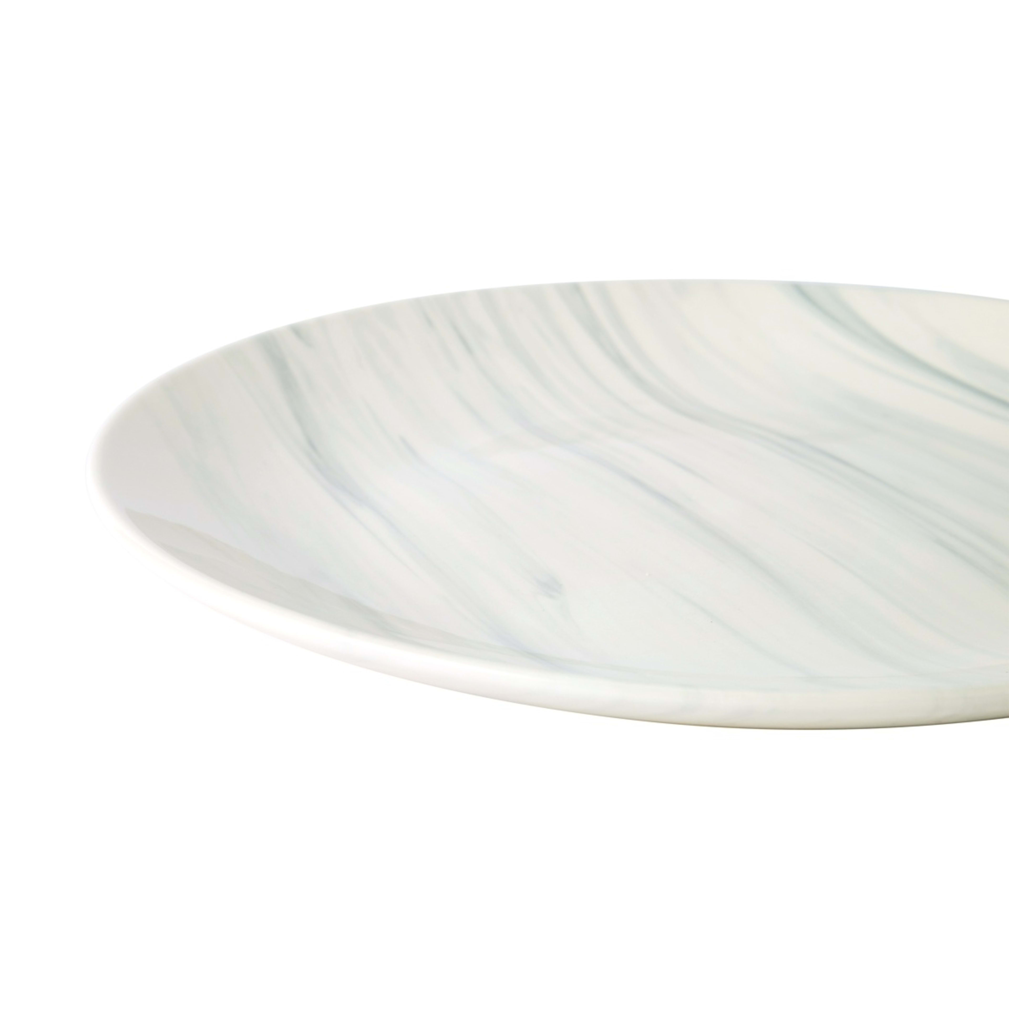 2 Grey Marble Look Dinner Plate, 2 of 5