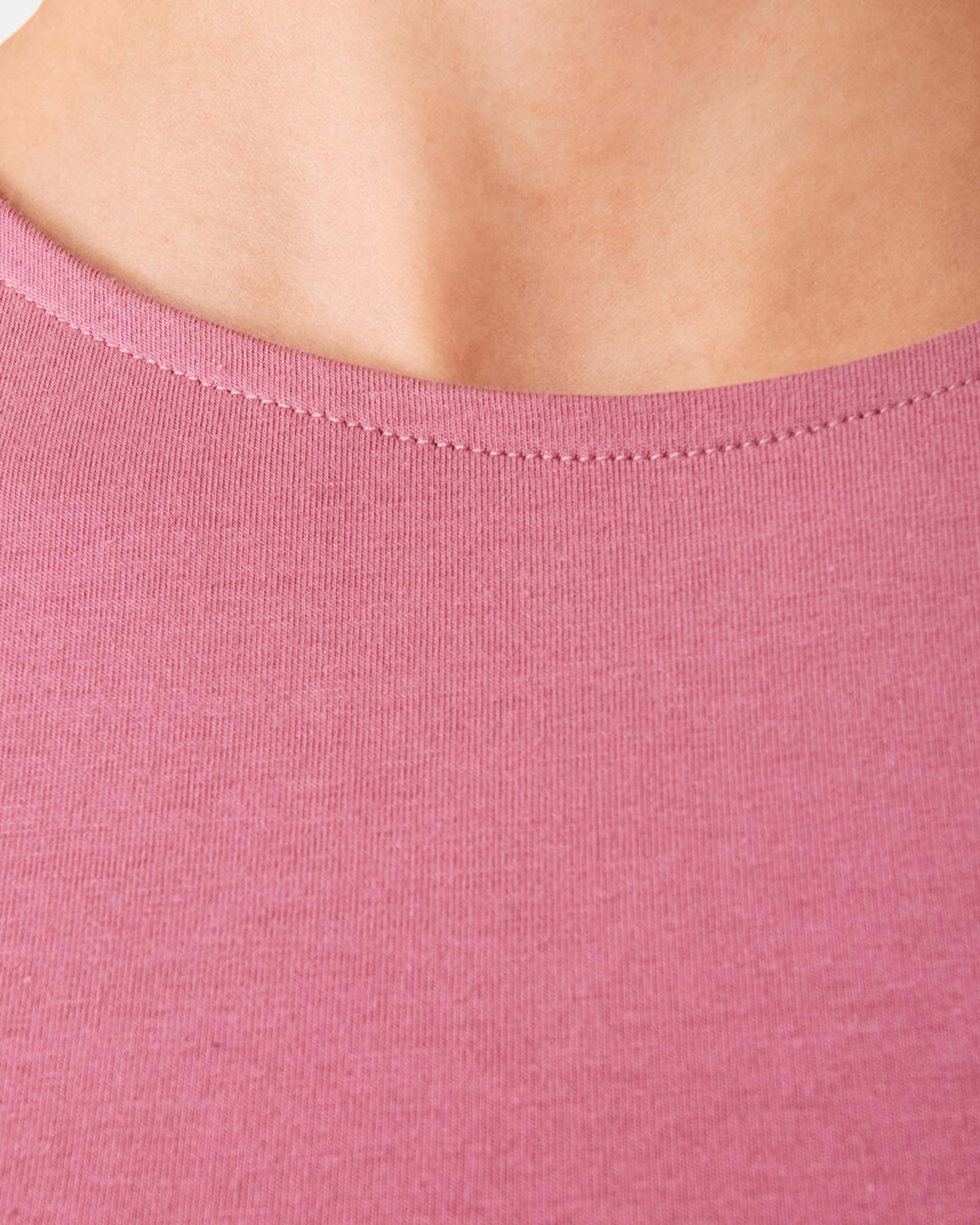 6 Short Sleeve Ruched Side Top Muted Rose, 6 of 7