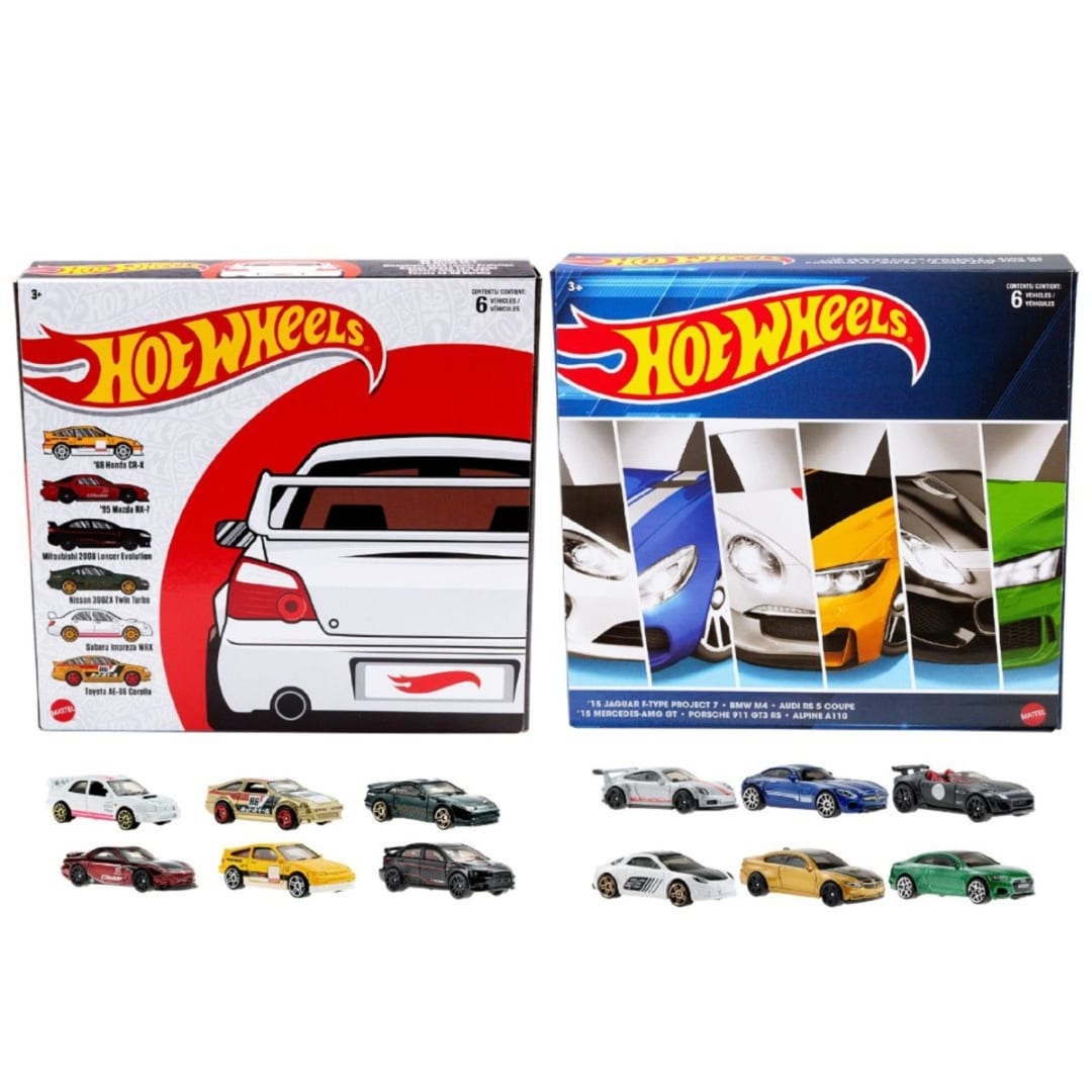 6 Pack Hot Wheels Themed Car Culture - Assorted - Kmart