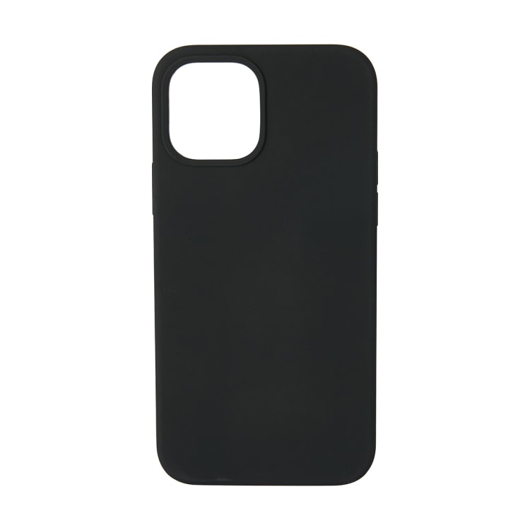 iPhone 12 Pro Silicone Case Black Kmart