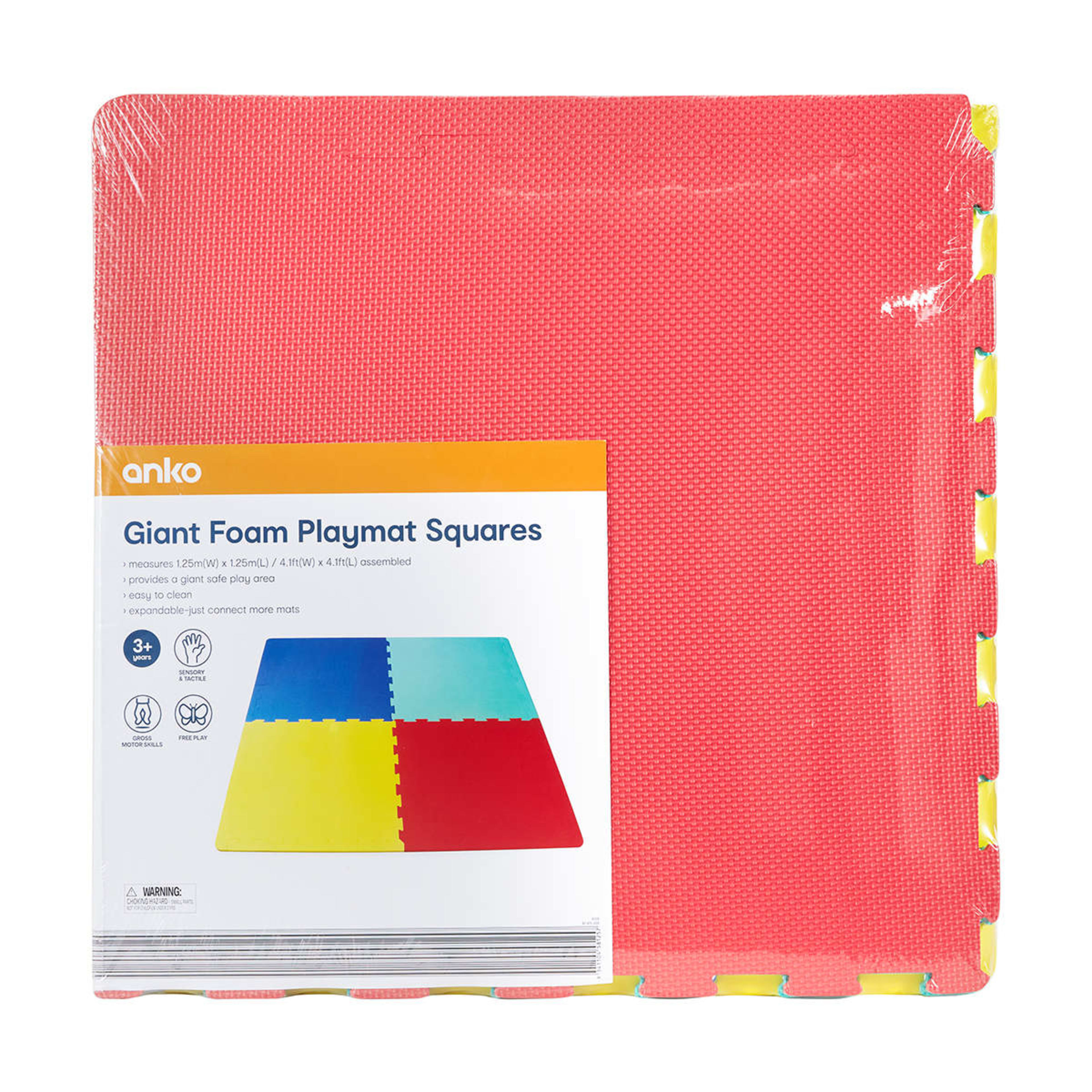 Giant EVA Foam Playmat Squares Kmart