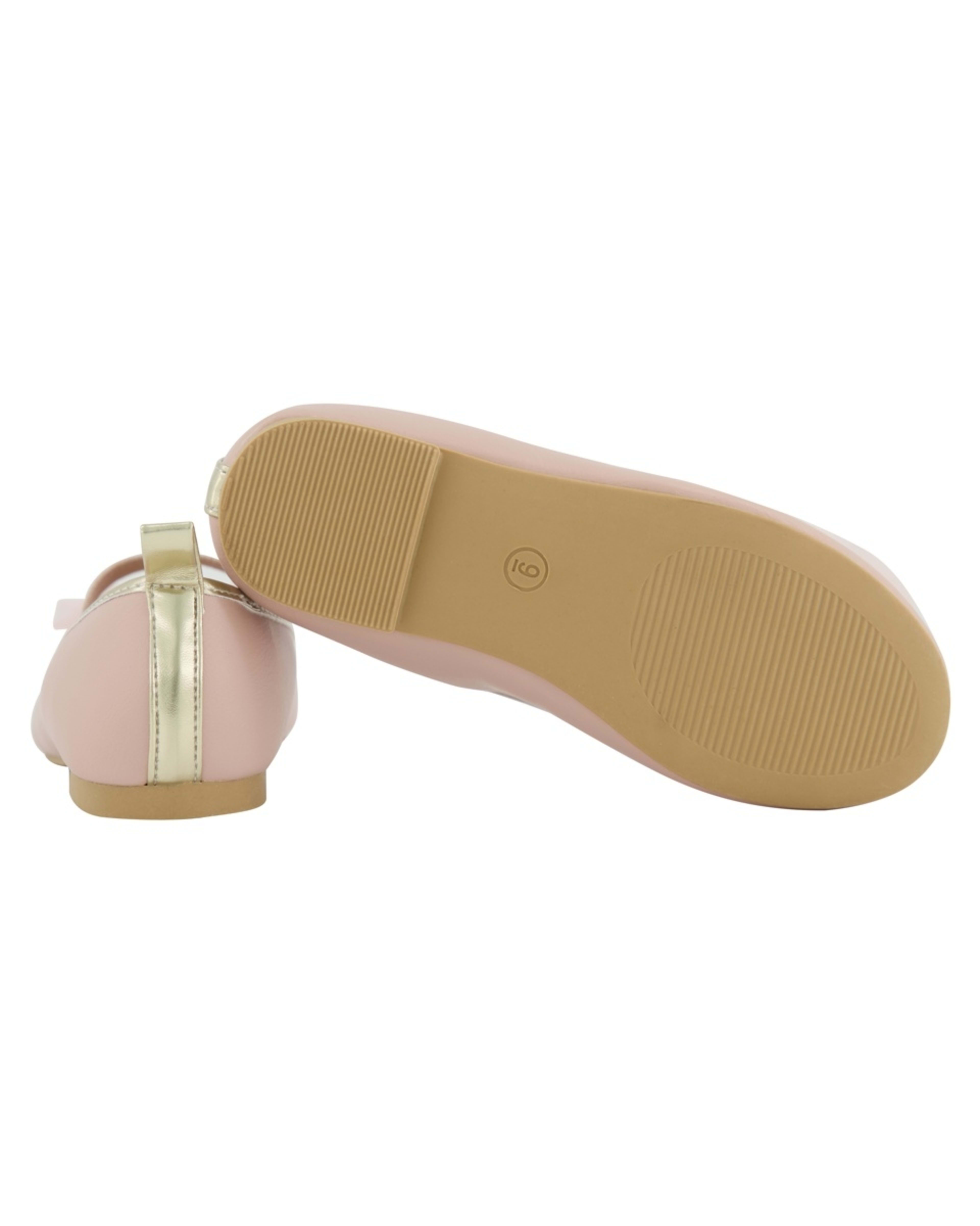 5 Junior Flats SILVER PINK, 5 of 5