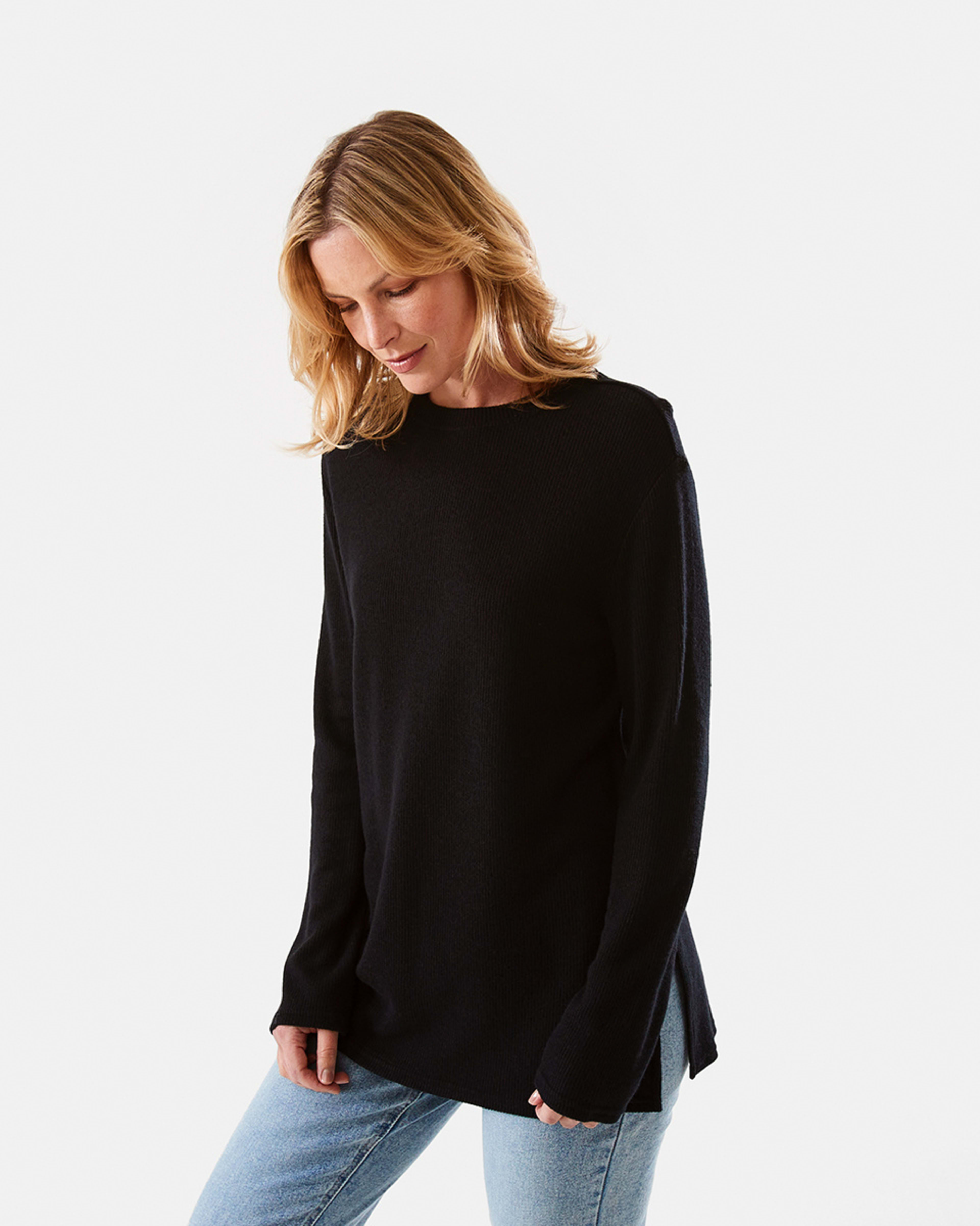 Long Sleeve Textured Top Kmart NZ