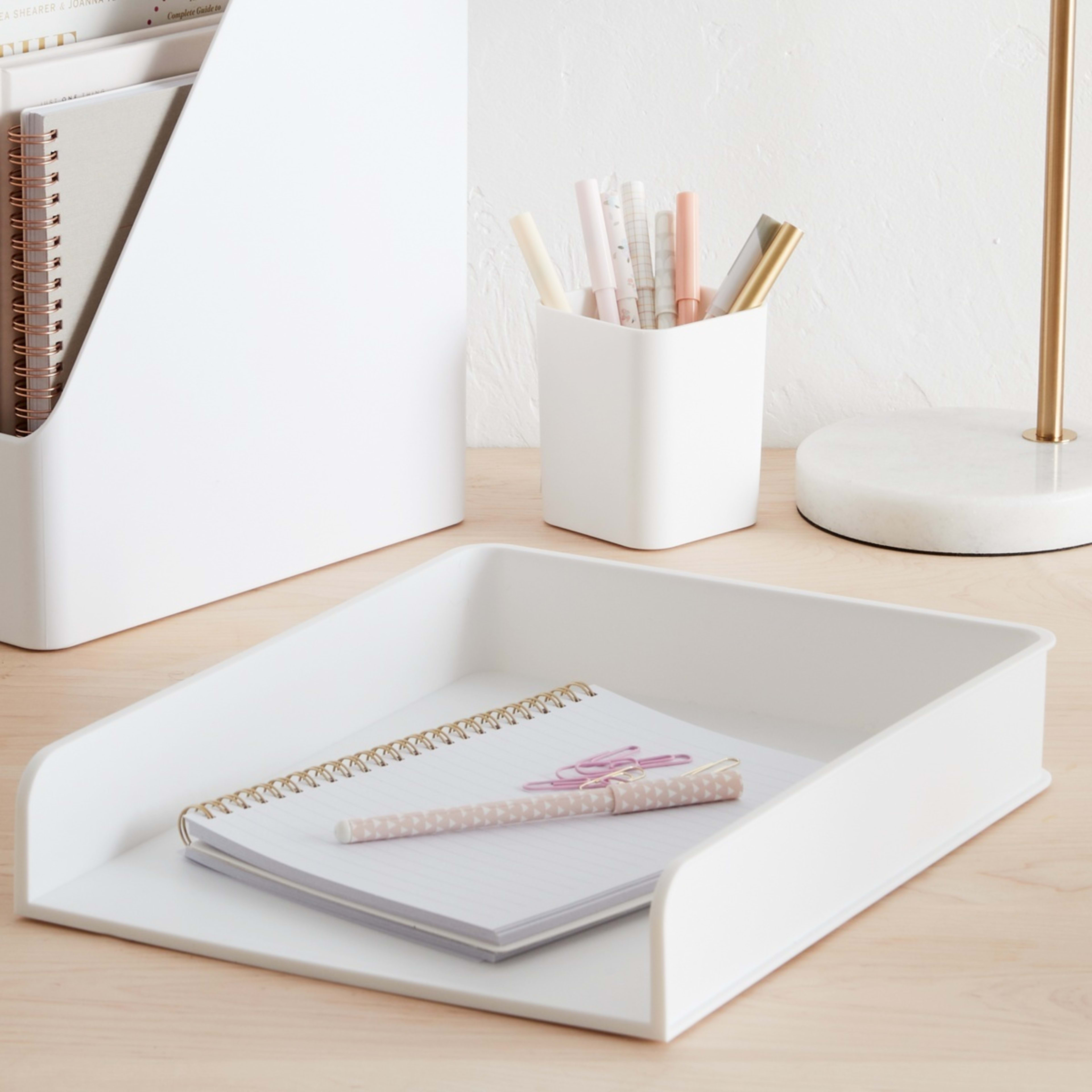 7 Desk Tray - White, 7 of 7