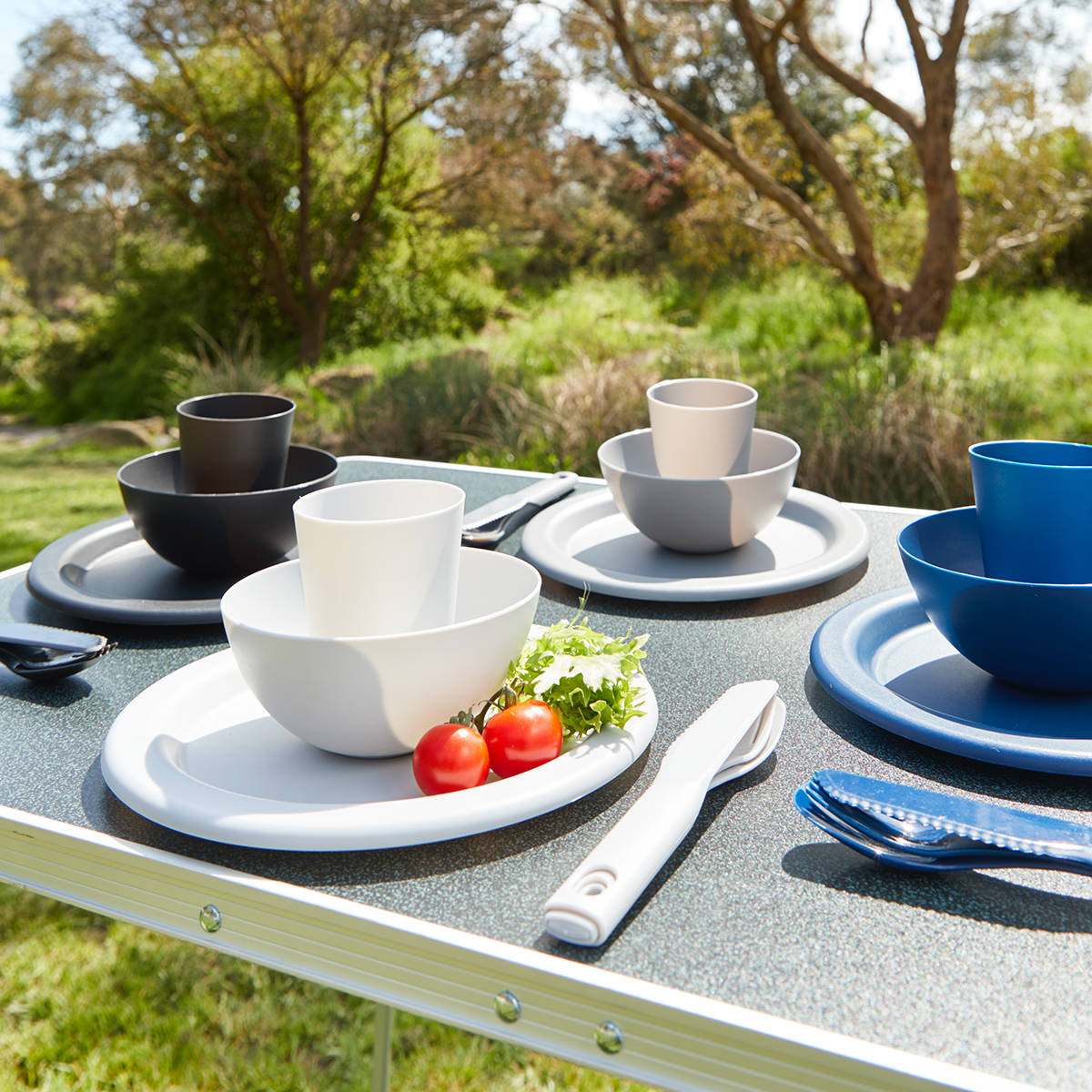 24 Piece Plastic Dinner Set Kmart NZ