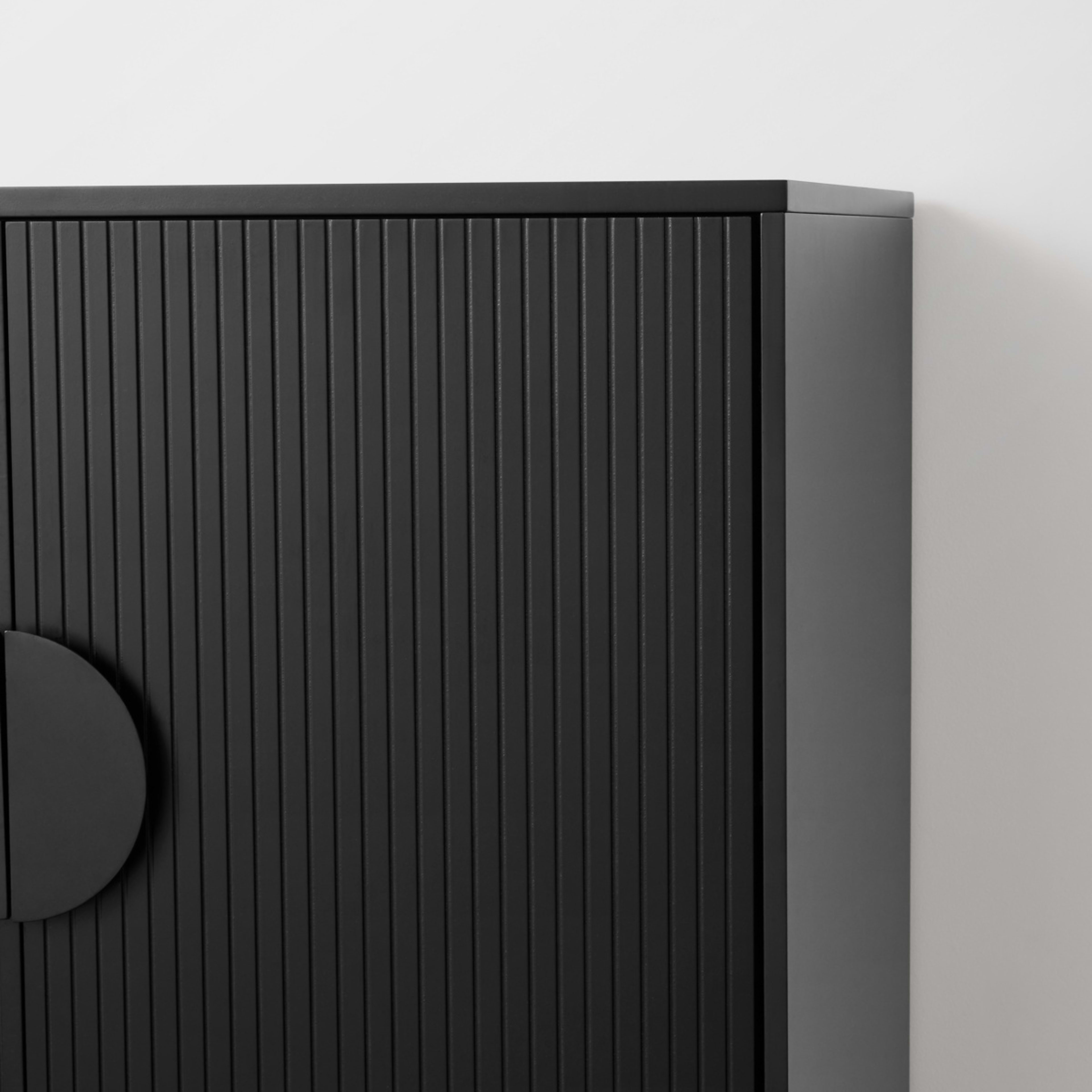7 Stevie Ribbed Cabinet - Black, 7 of 10