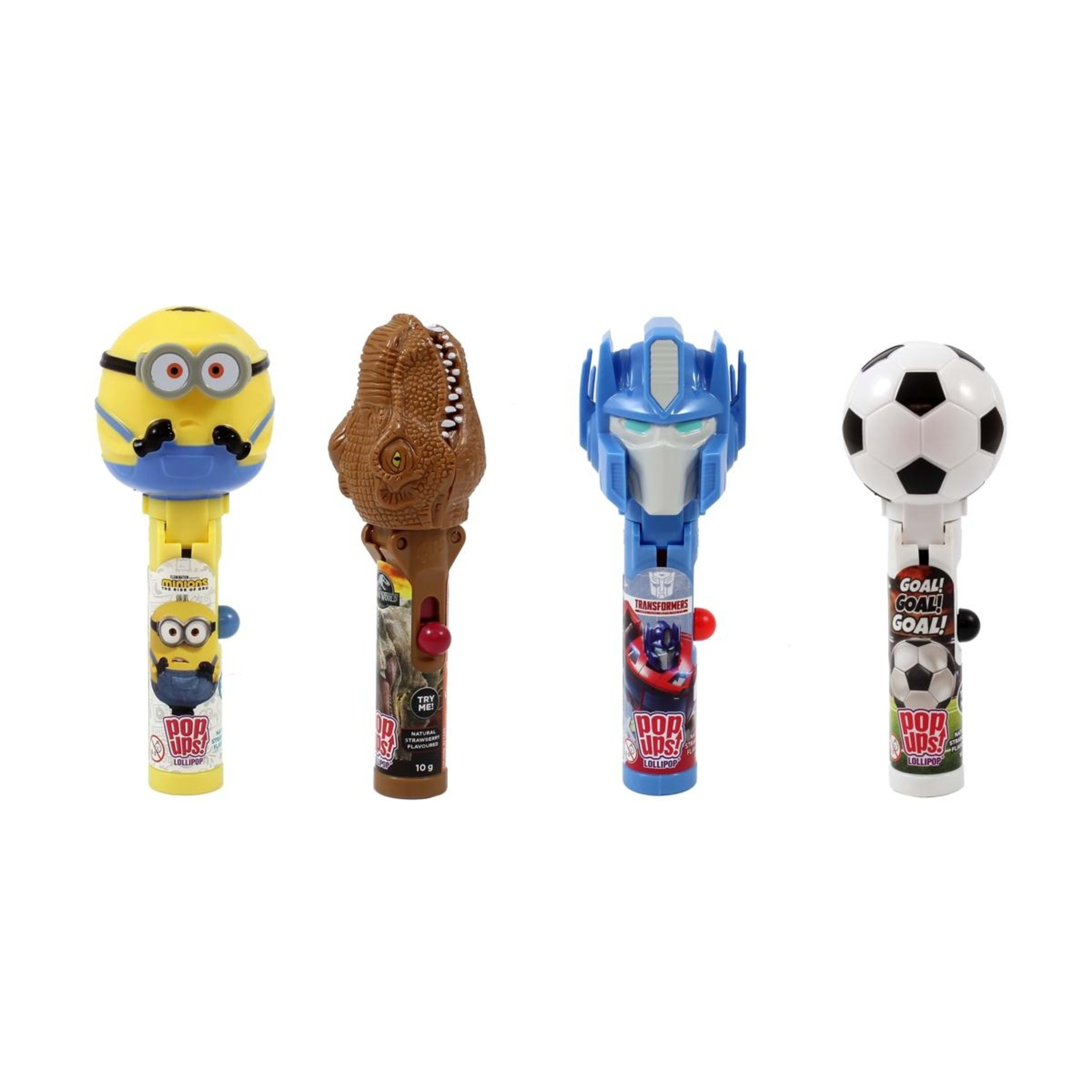 1 Park Avenue Pop Ups Lollipop 10g - Assorted
