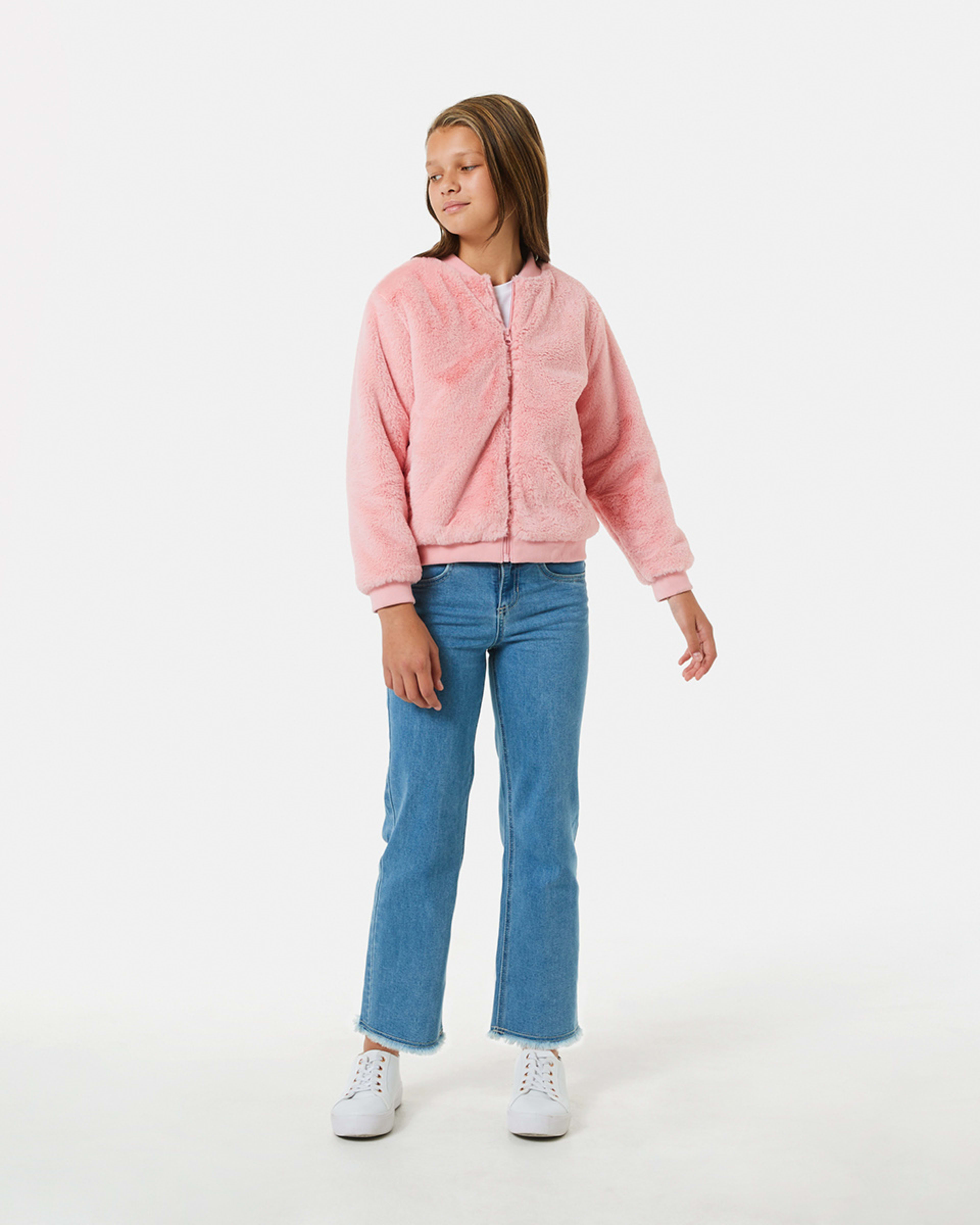 Faux Fur Bomber Jacket Kmart