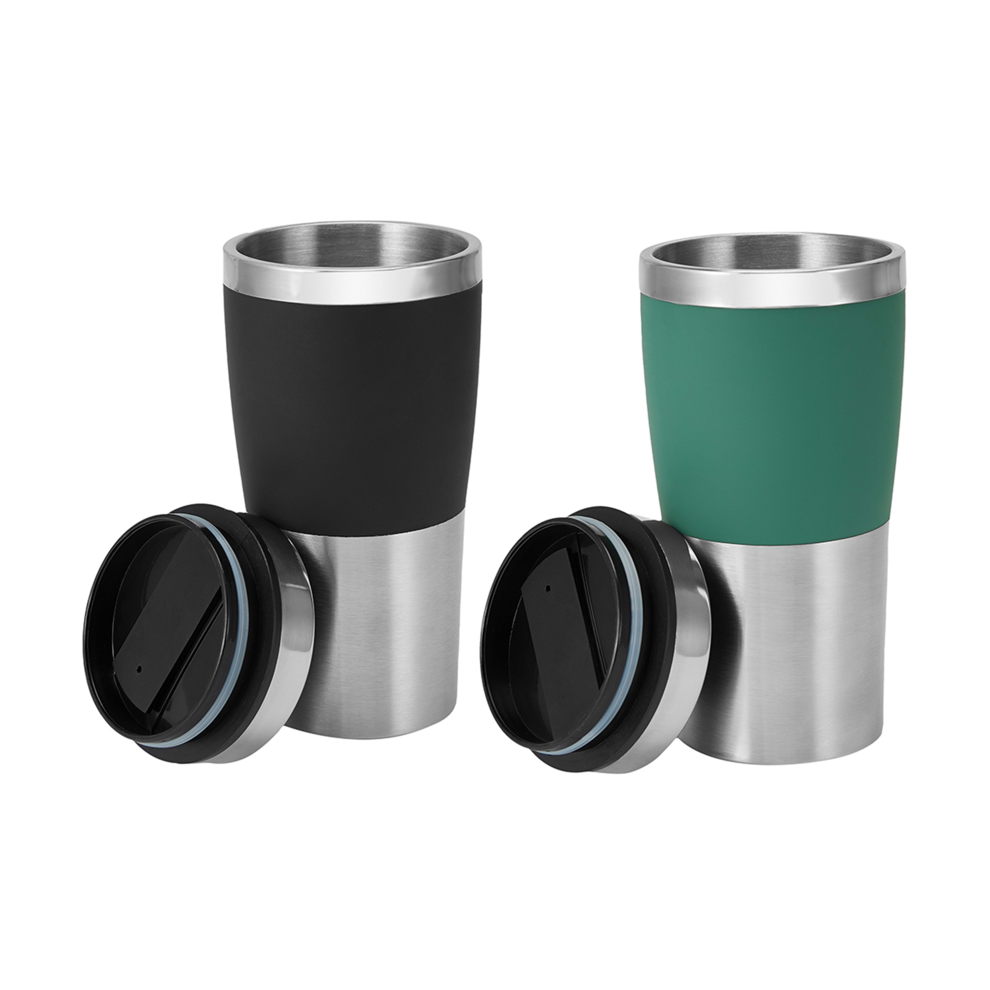 450ml Double Wall Travel Mug Assorted Kmart