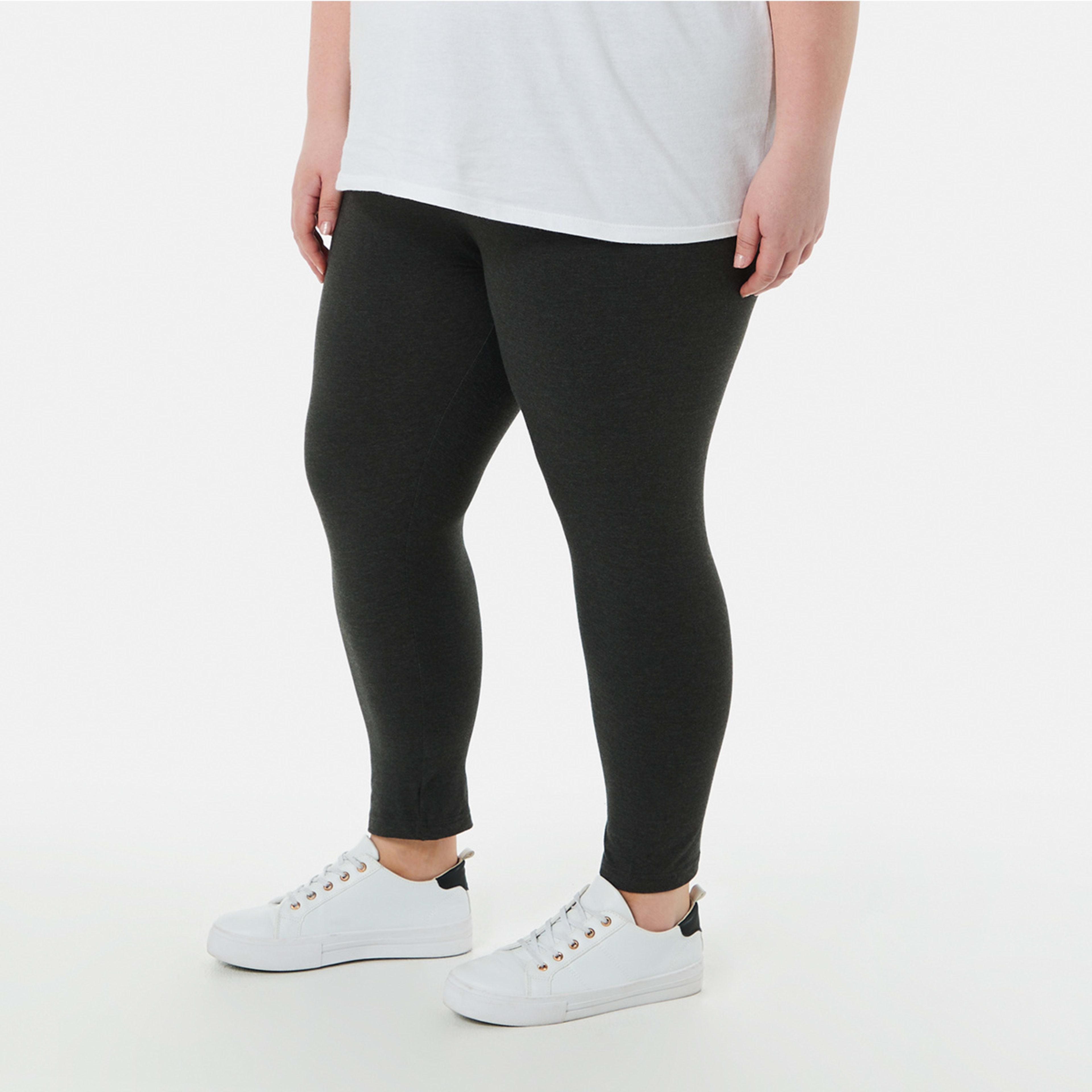 2 Curve 3/4 Leggings Blk Marle, 2 of 5