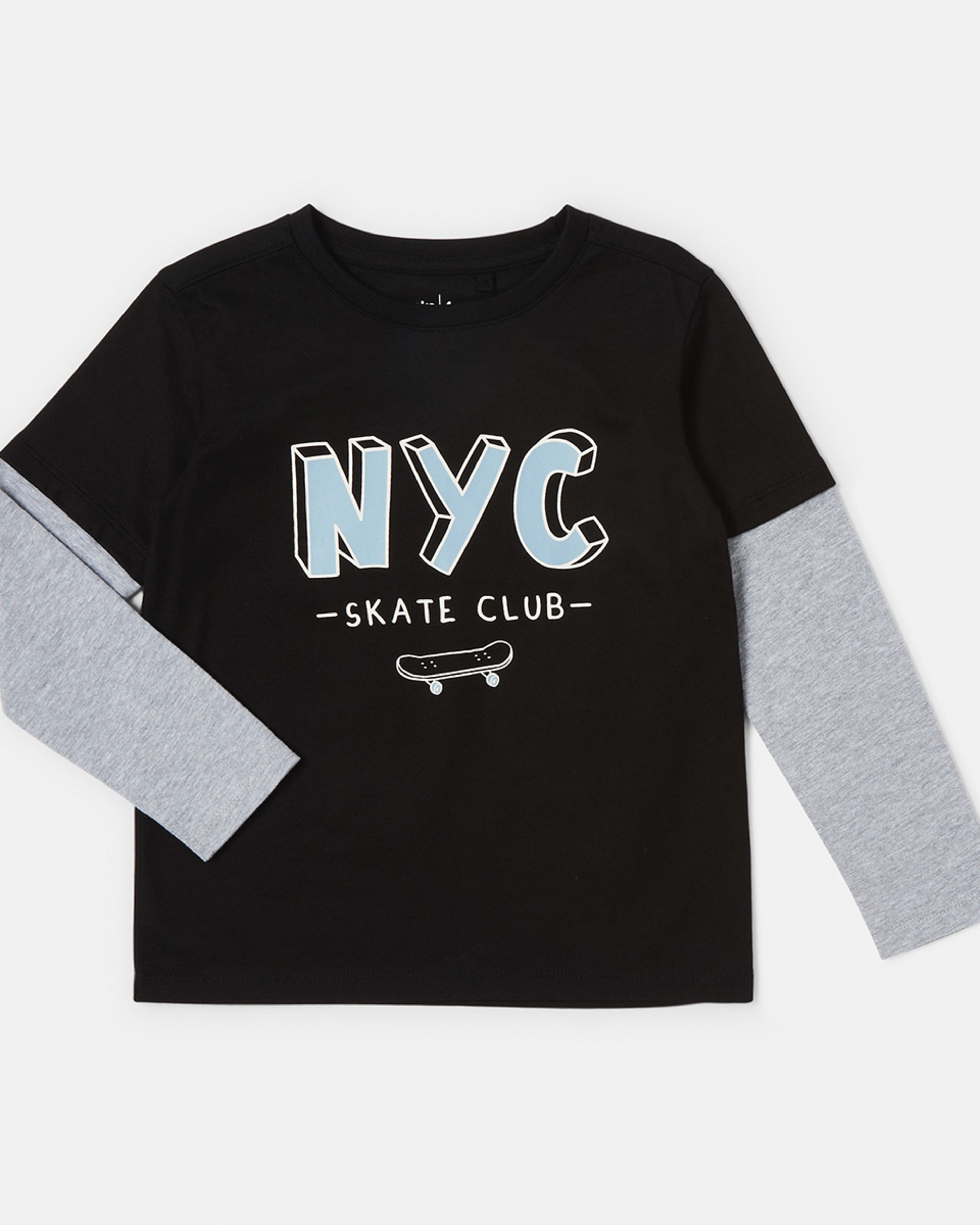 Long Sleeve Printed Tshirt Kmart