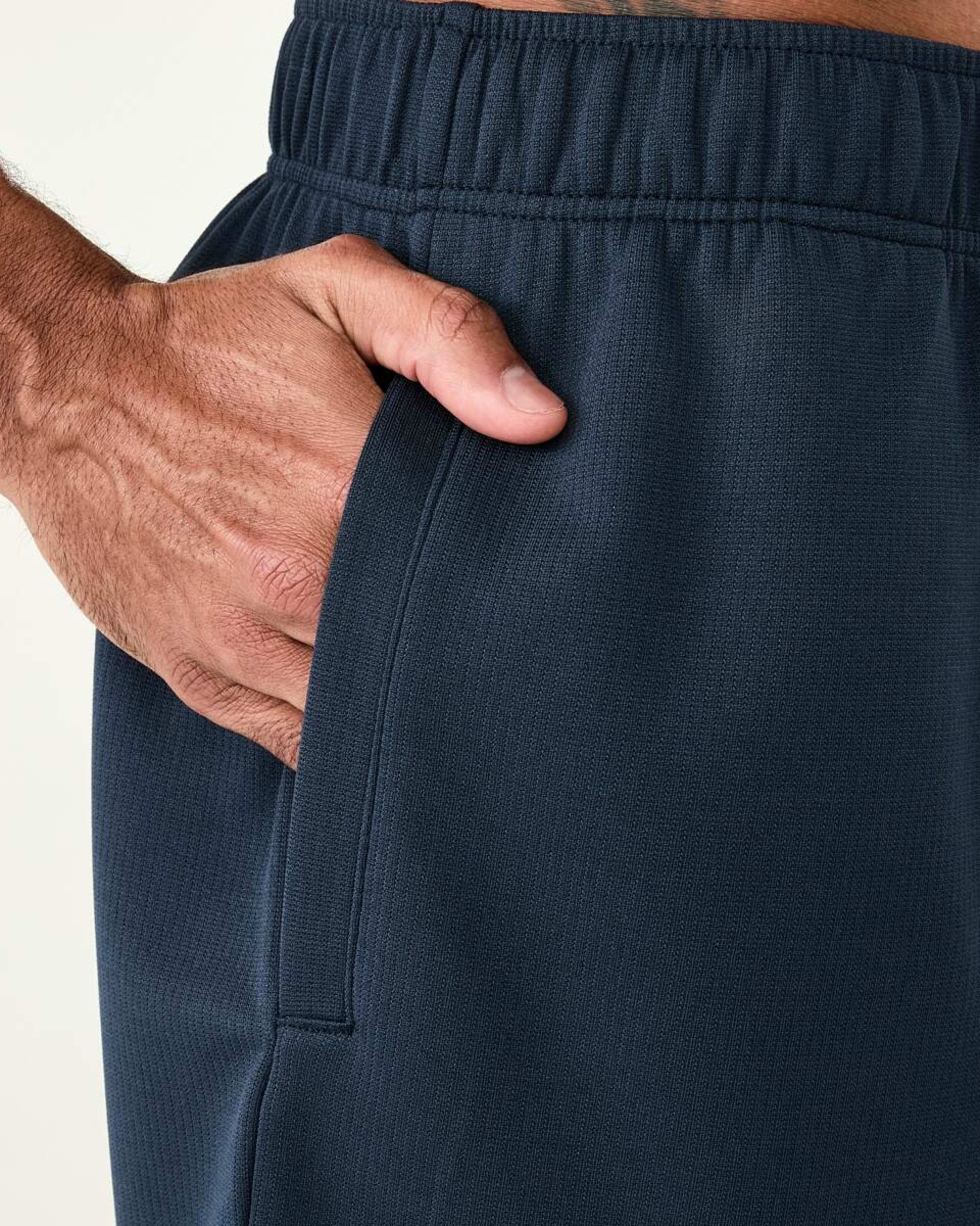5 Active Mens Comfort Sports Shorts Navy, 5 of 7