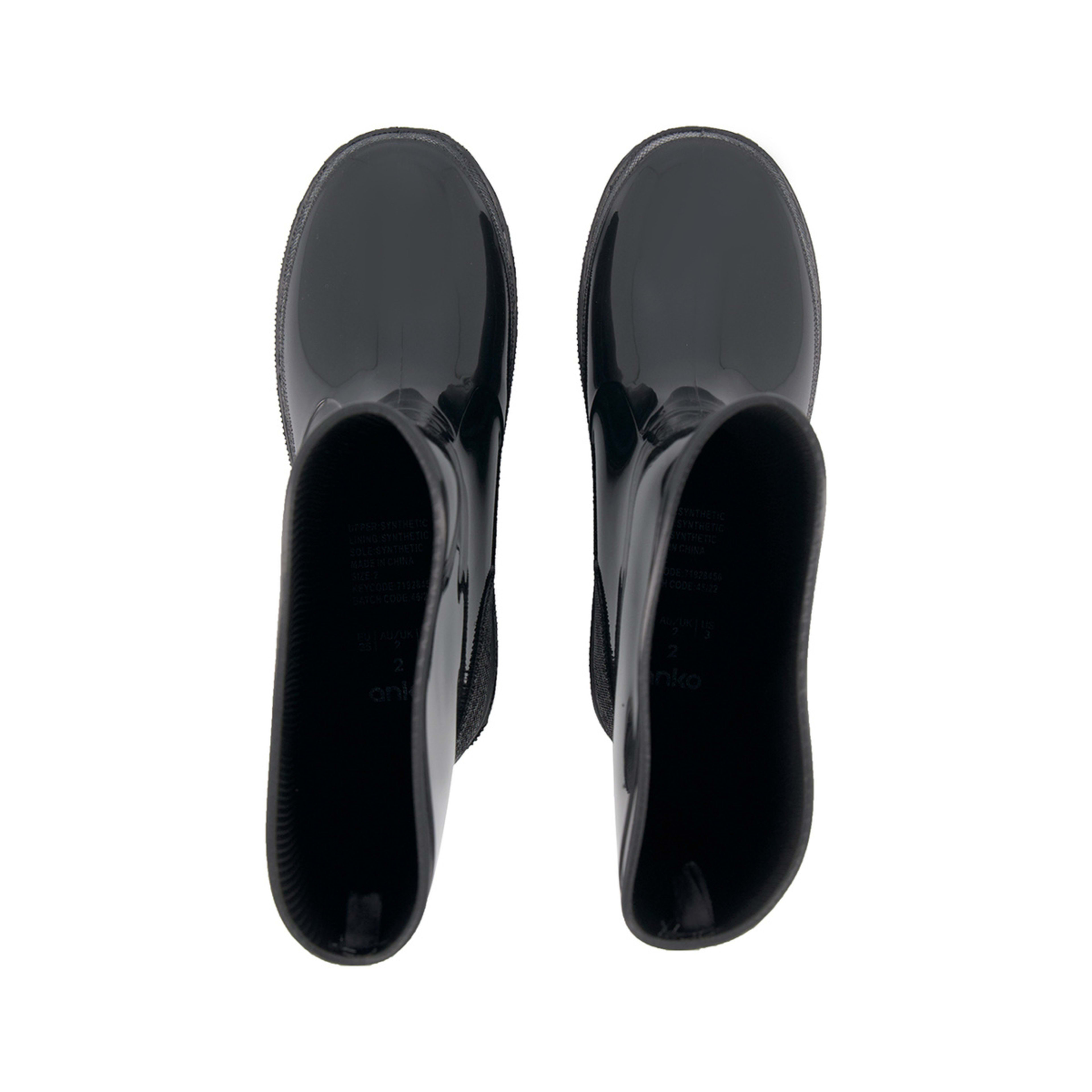 3 Kids Rainboots Black, 3 of 4
