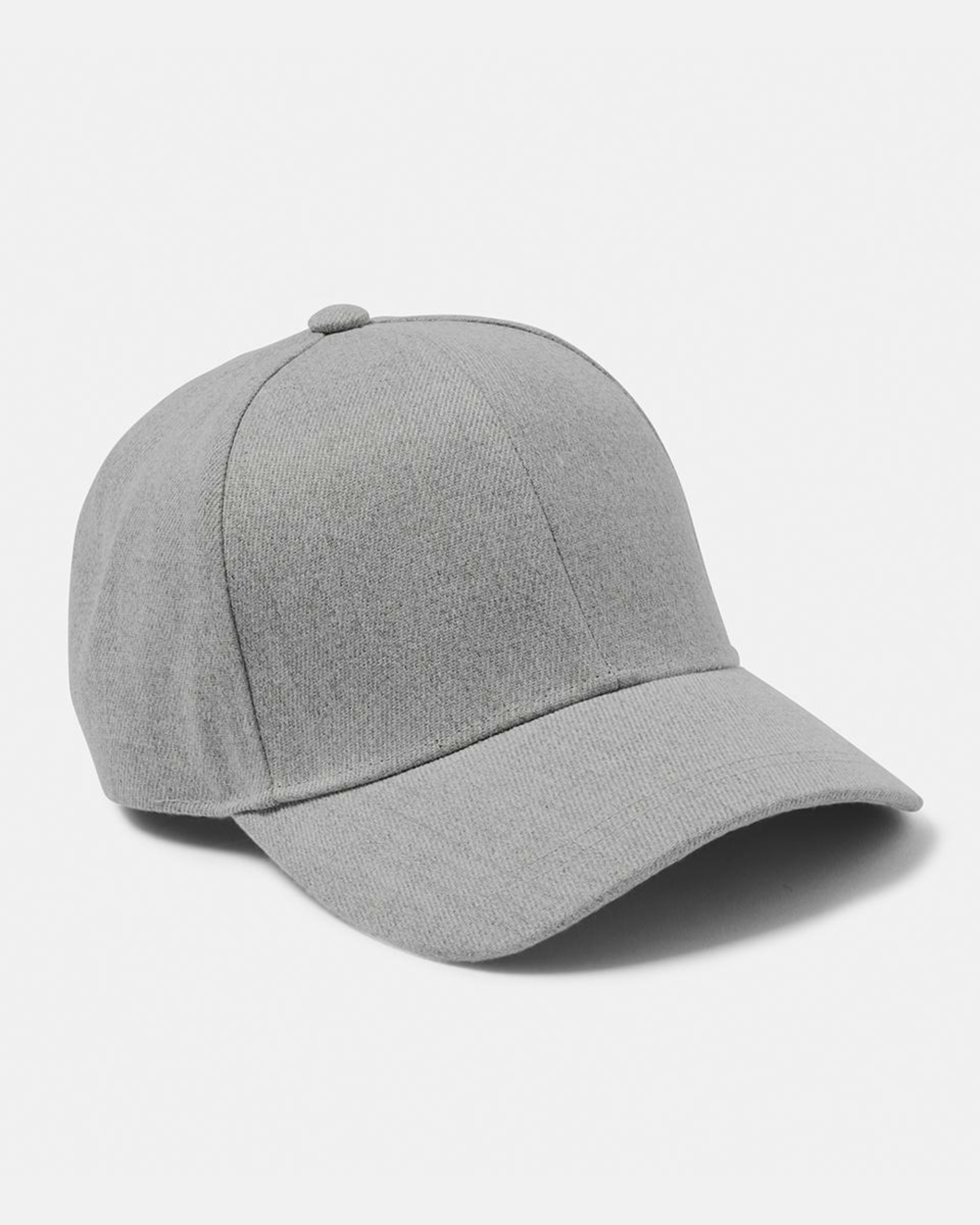 1 Heavy Twill Baseball Cap Light Grey
