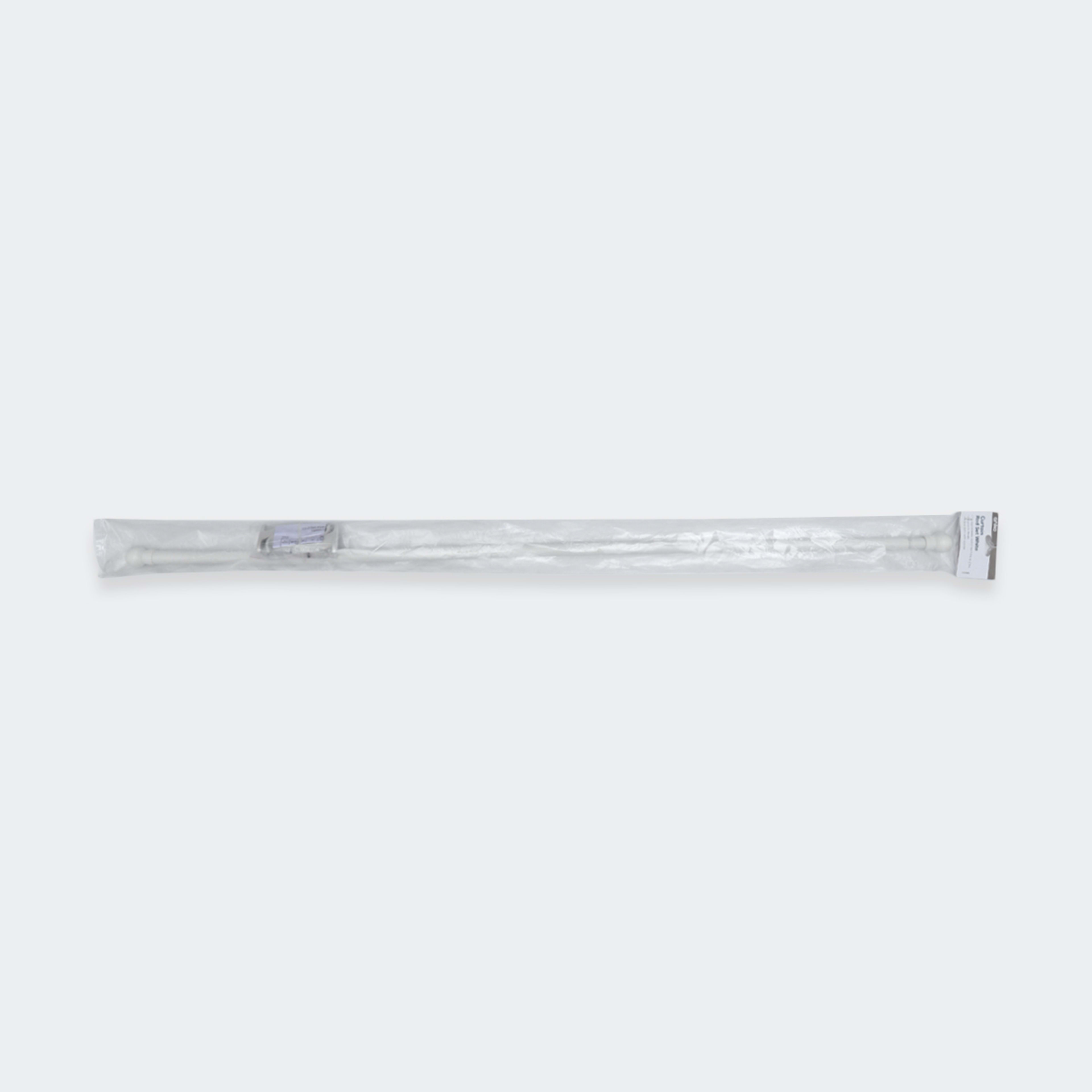 3 Extendable Curtain Rod Set - White, 3 of 3