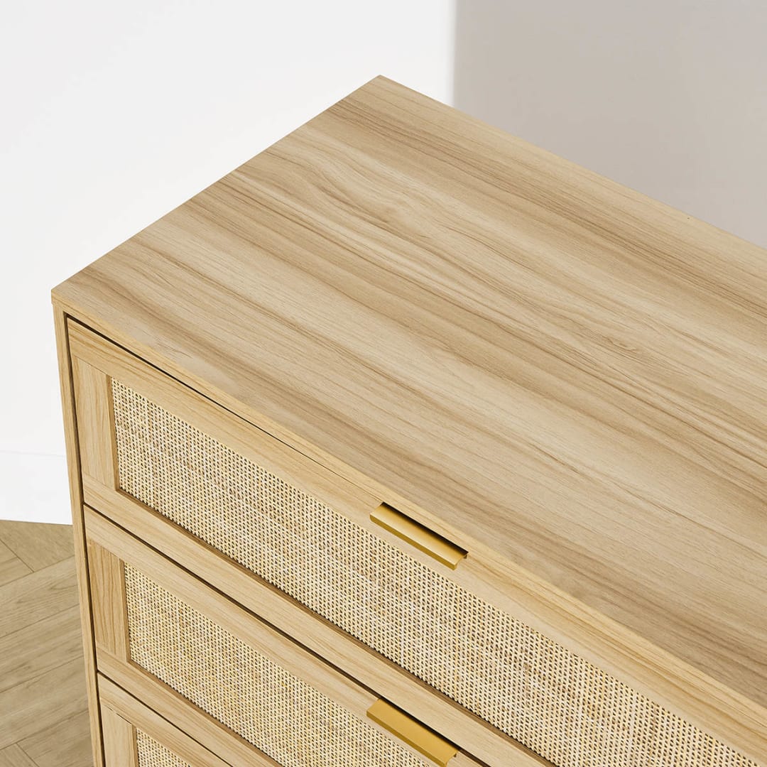 Fraser Rattan Chest of Drawers Kmart