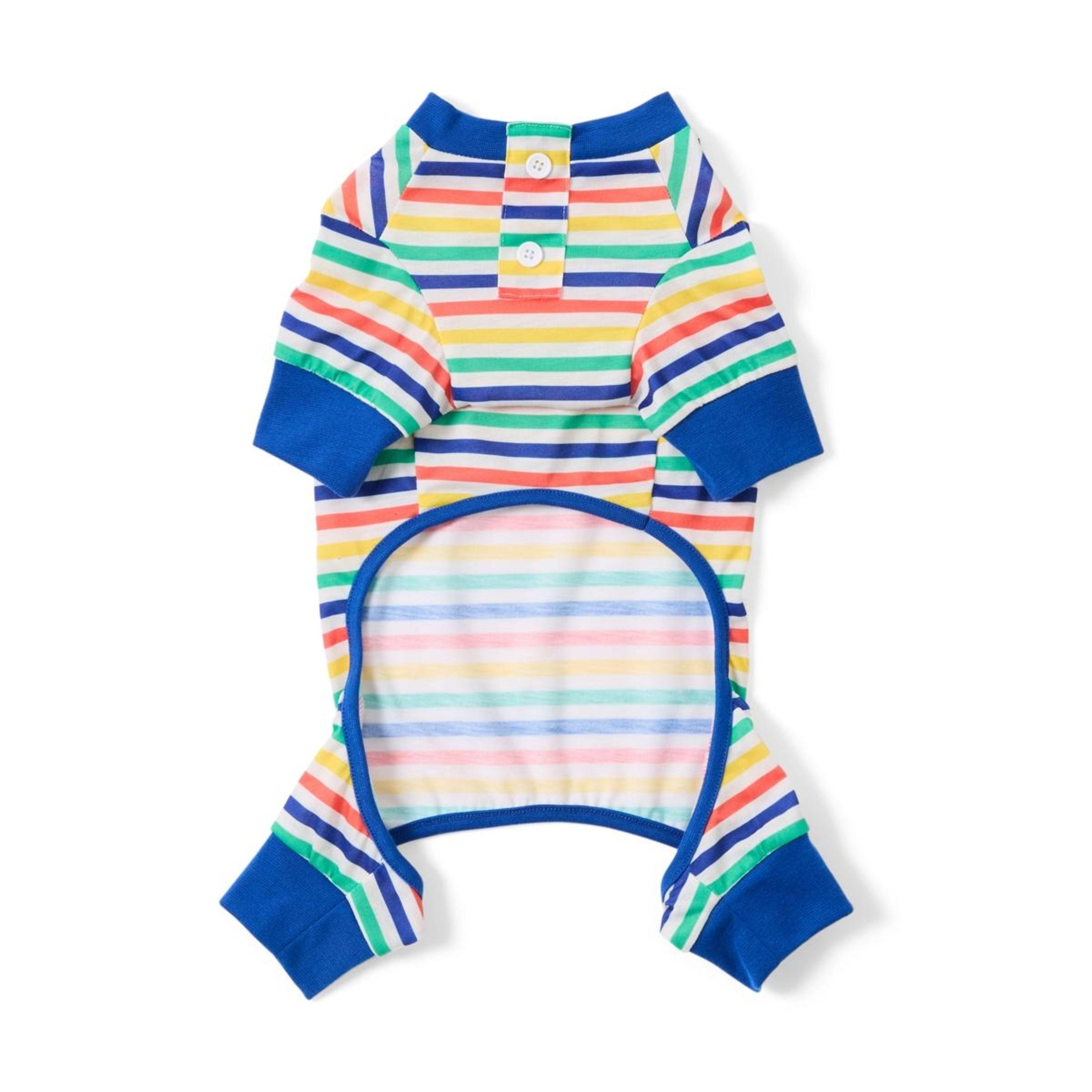 6 Pet Stripe Pyjamas - Large, Blue, 6 of 9