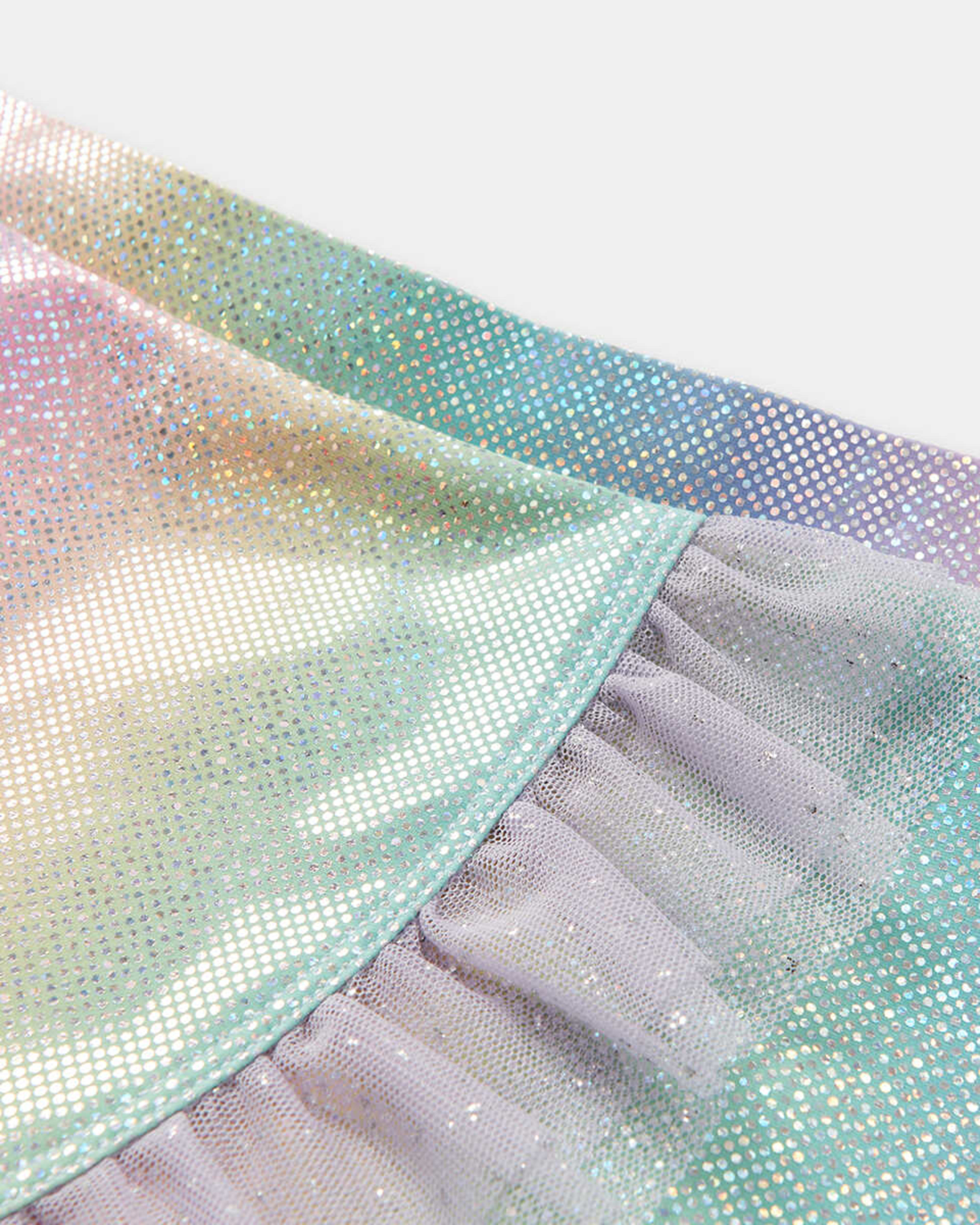 8 3 Piece Frill Bikini Skirt Set Foil Rbw, 8 of 8