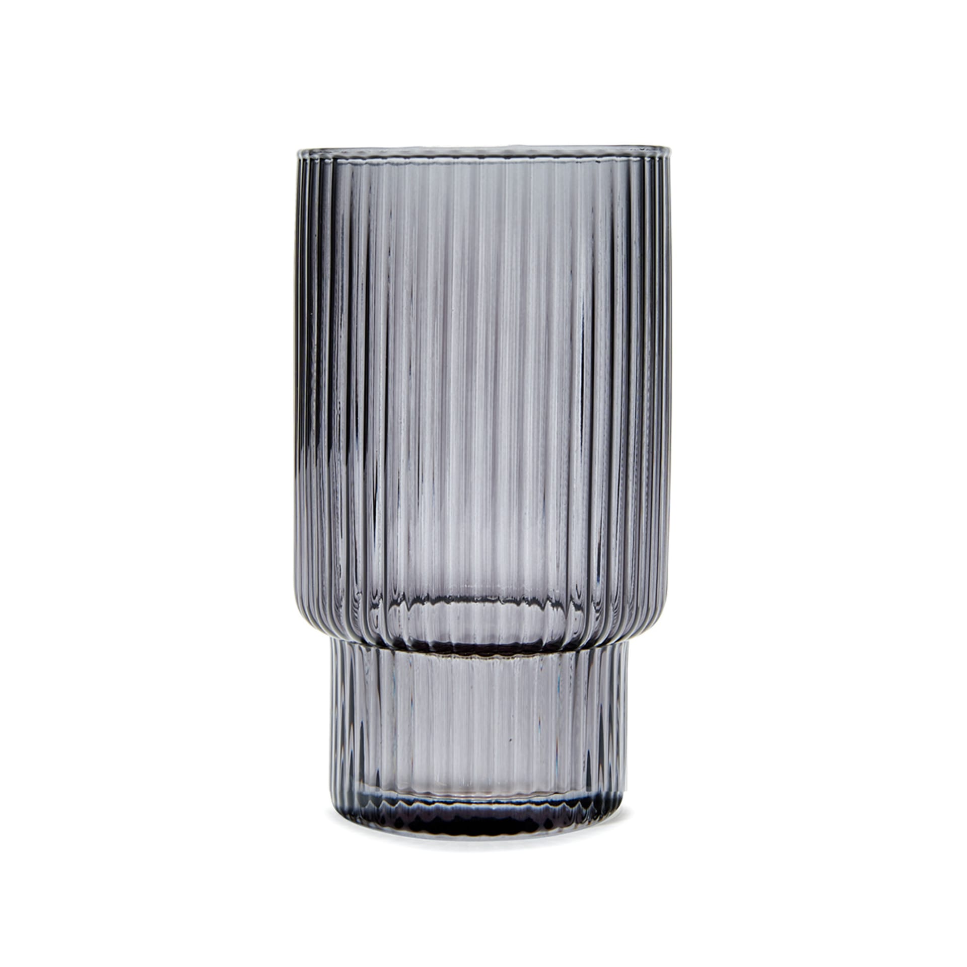 6 Smoke Linear Hiball Glasses Kmart