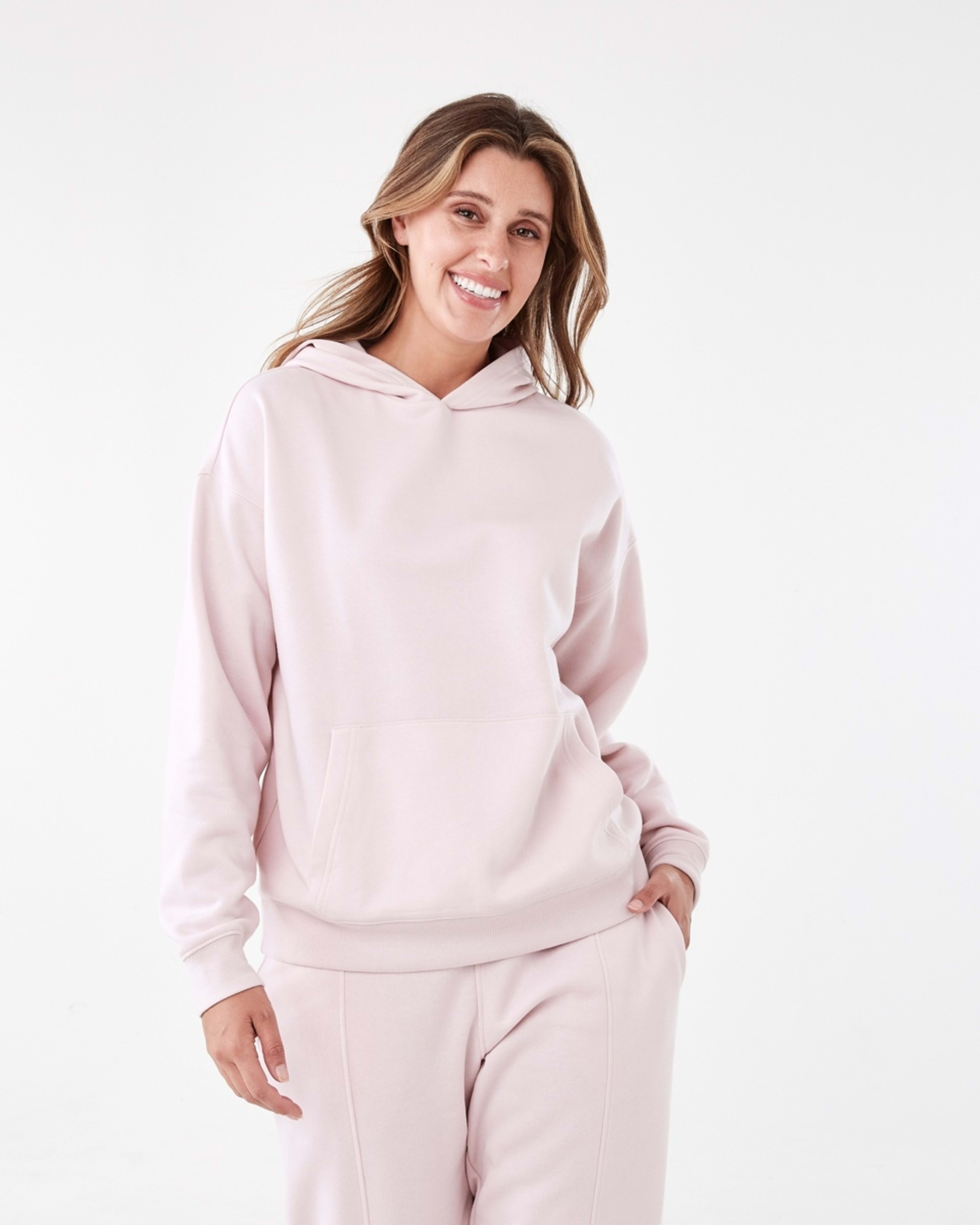 1 Active Womens Core Pop Over Hoodie Aura Pink