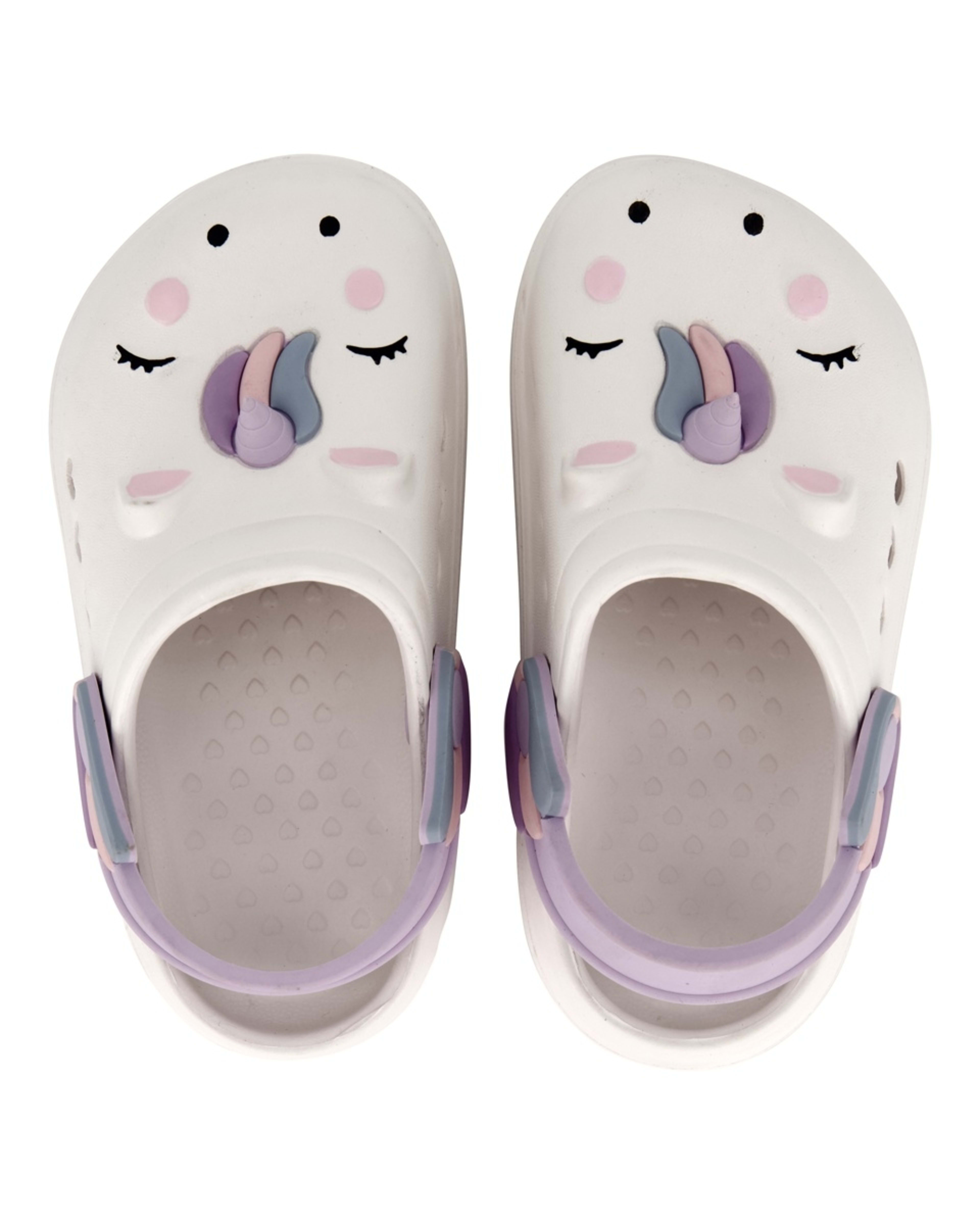 3 Junior Novelty Clogs CREAM, 3 of 4