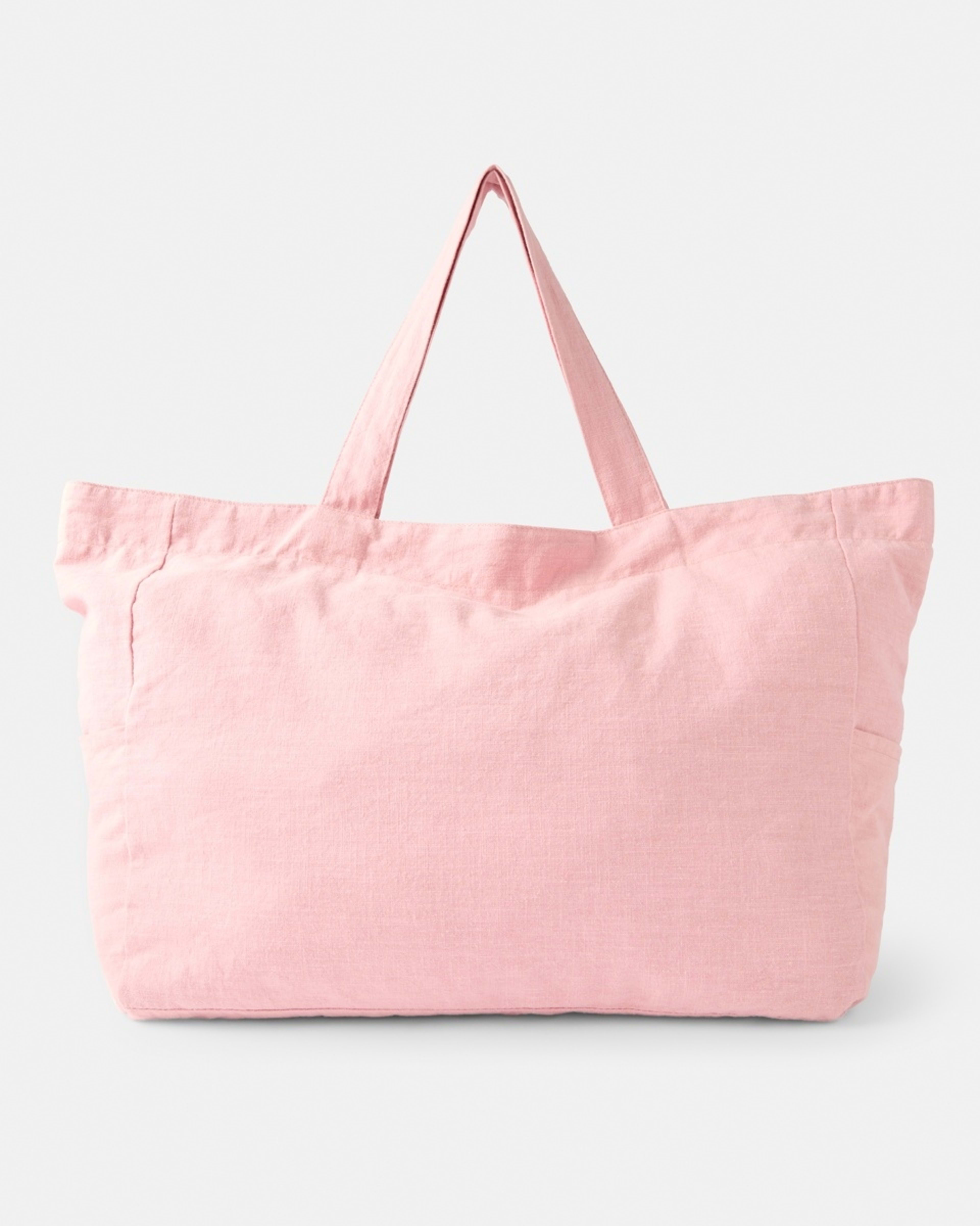 1 Oversized Tote Bag Pink Blush, 1 of 5