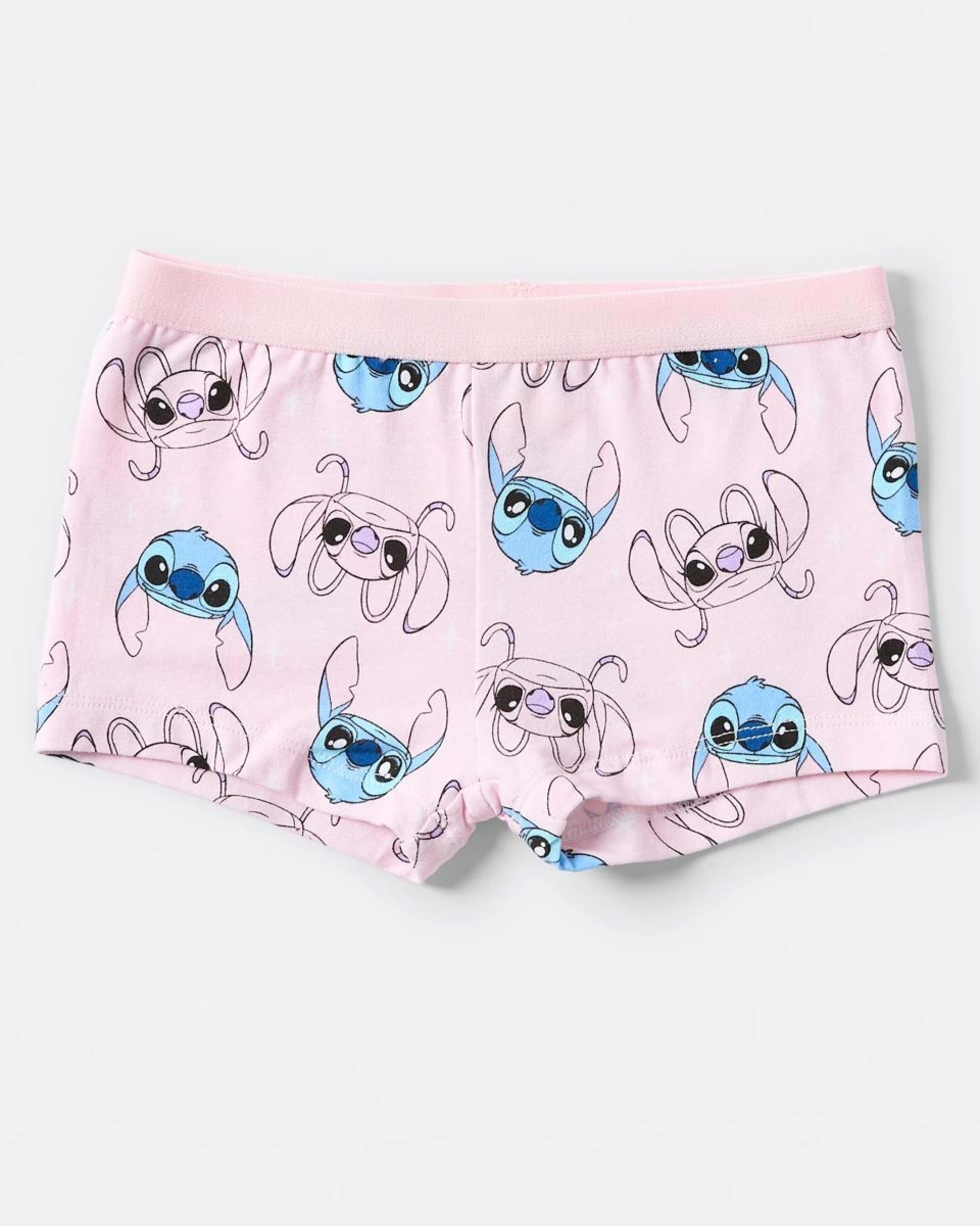 4 3 Pack Disney Lilo & Stitch License Shorties PINK STITCH, 4 of 5